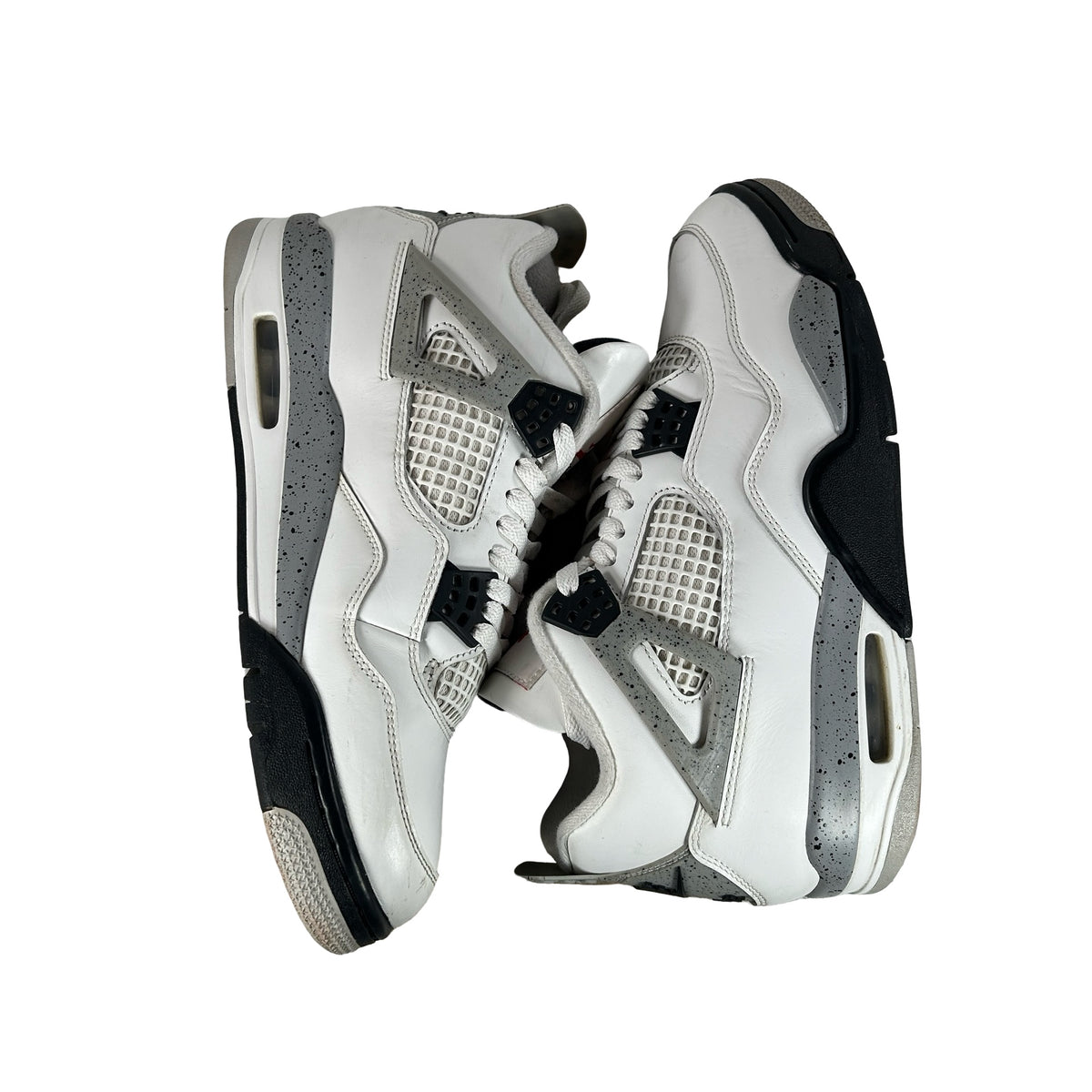 FV5029 100 Jordan 4 Retro White Cement (2025) [USED] - 9.5 M (Used21)