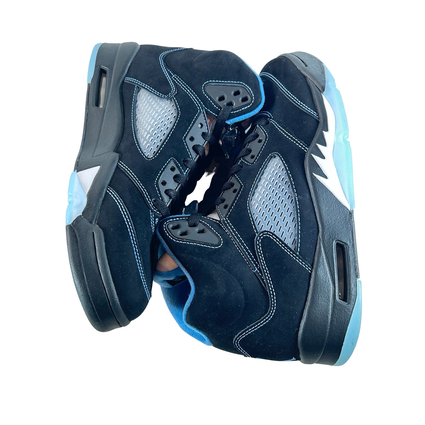 DD0587 008 Jordan 5 Retro Black University Blue (2026) [USED] - 8.5 M (Used3)