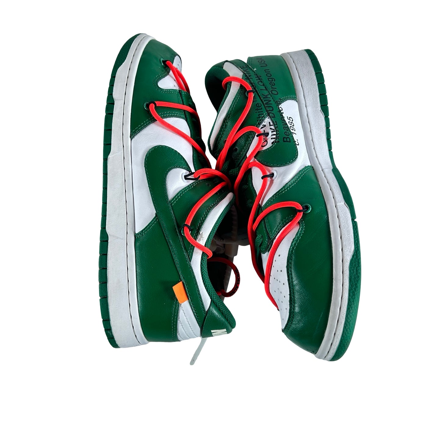 CT0856 100 Nike Dunk Low Off-White Green [USED] - 10.5 M (Used)
