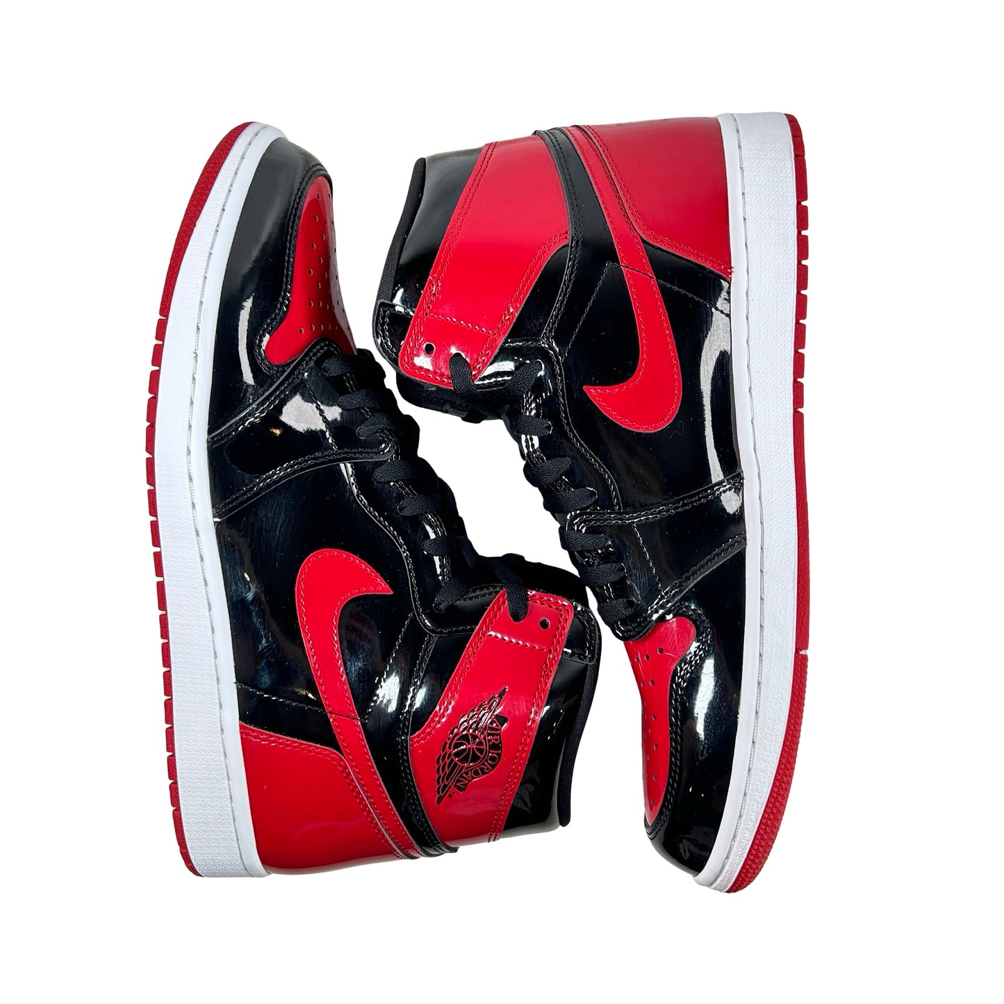555088 063 Jordan 1 Retro High OG Patent Bred [USED] - 12 M (Used4)