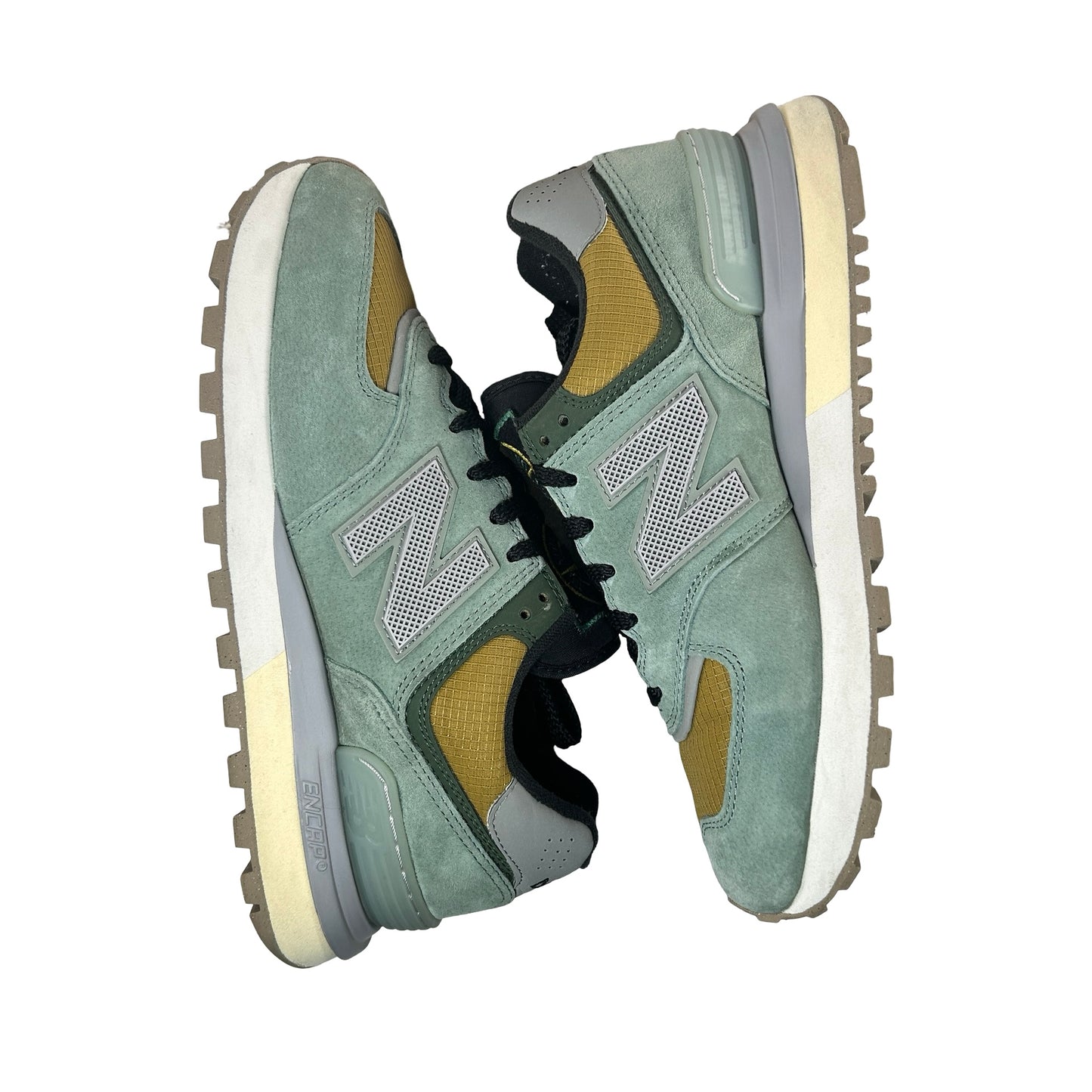 U574LGTN New Balance 574 Legacy Stone Island Light Green [USED] - 8 M (Used)
