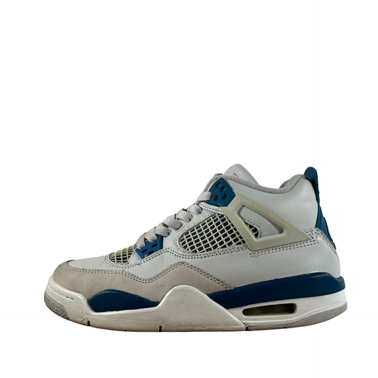 HF4281 141 Jordan 4 Retro Military Blue (2024) (GS) [USED] - 5.5 Y (Used2) (No Box2)