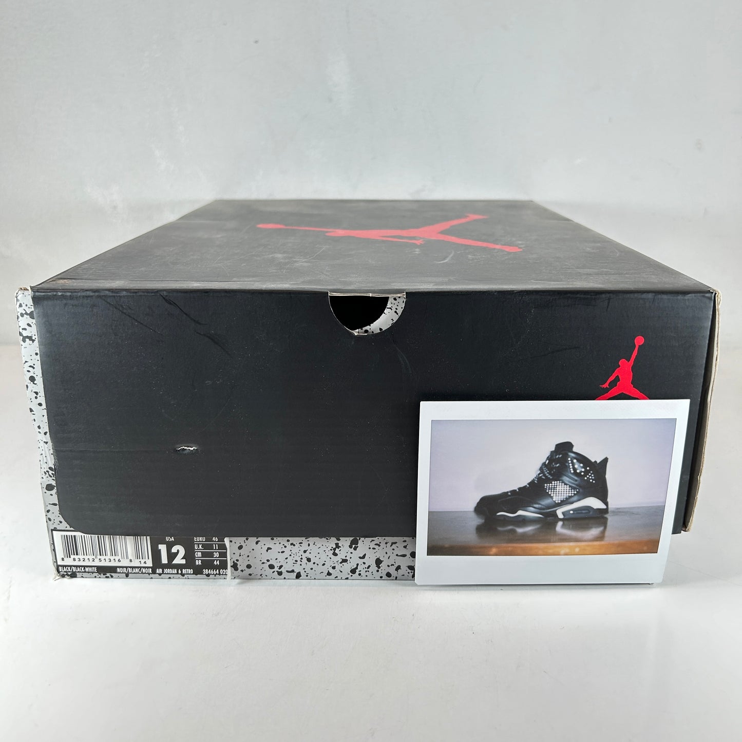 384664 020 Jordan 6 Retro Black Cat [USED] - 12 M (Used)