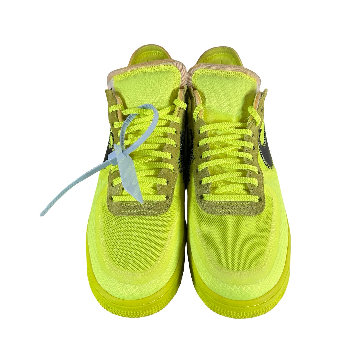 AO4606 700 Nike Air Force 1 Low Off-White Volt [USED] - 9 M (Used4)