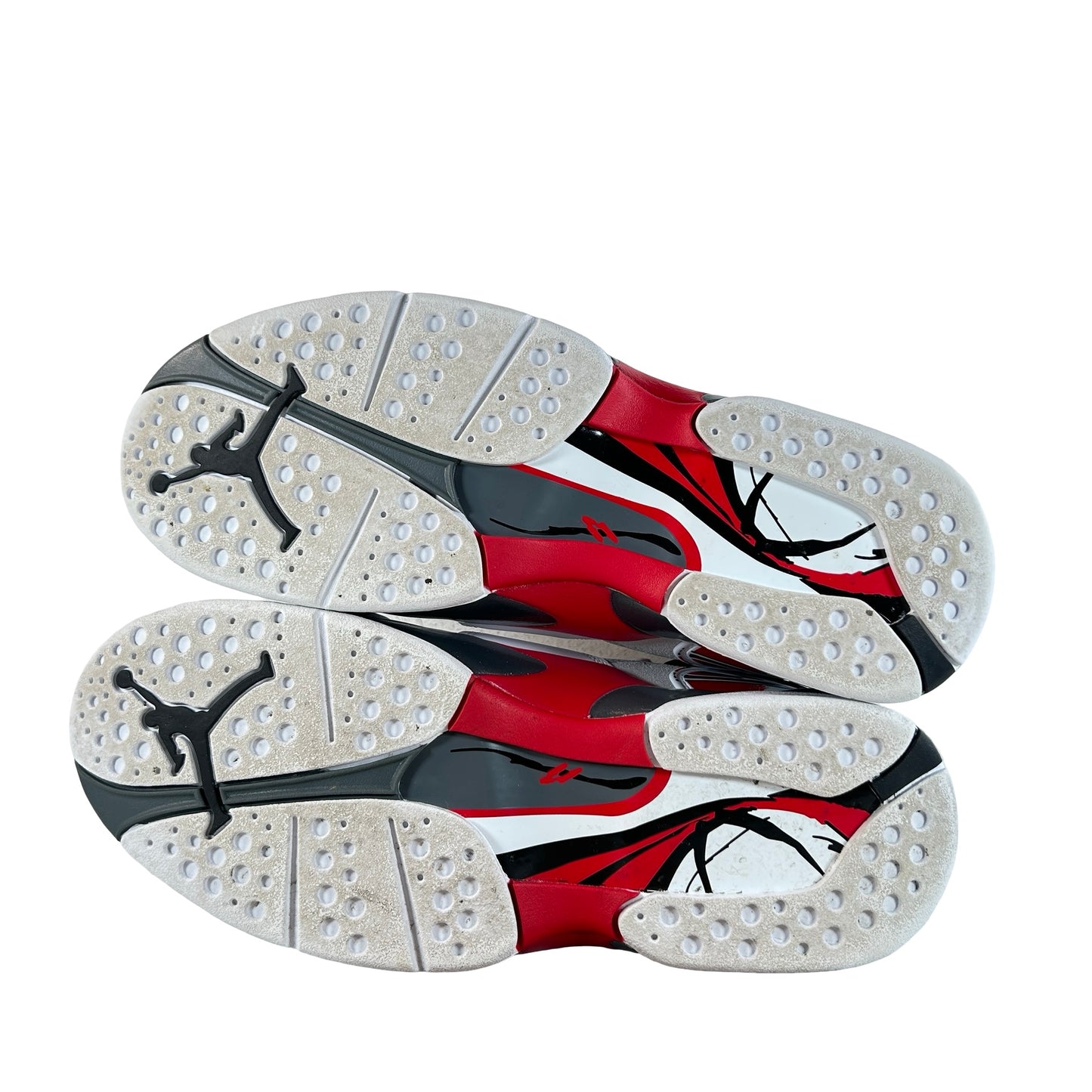305381 100 Jordan 8 Retro White True Red (2025) [USED] - 9.5 M (Used2)