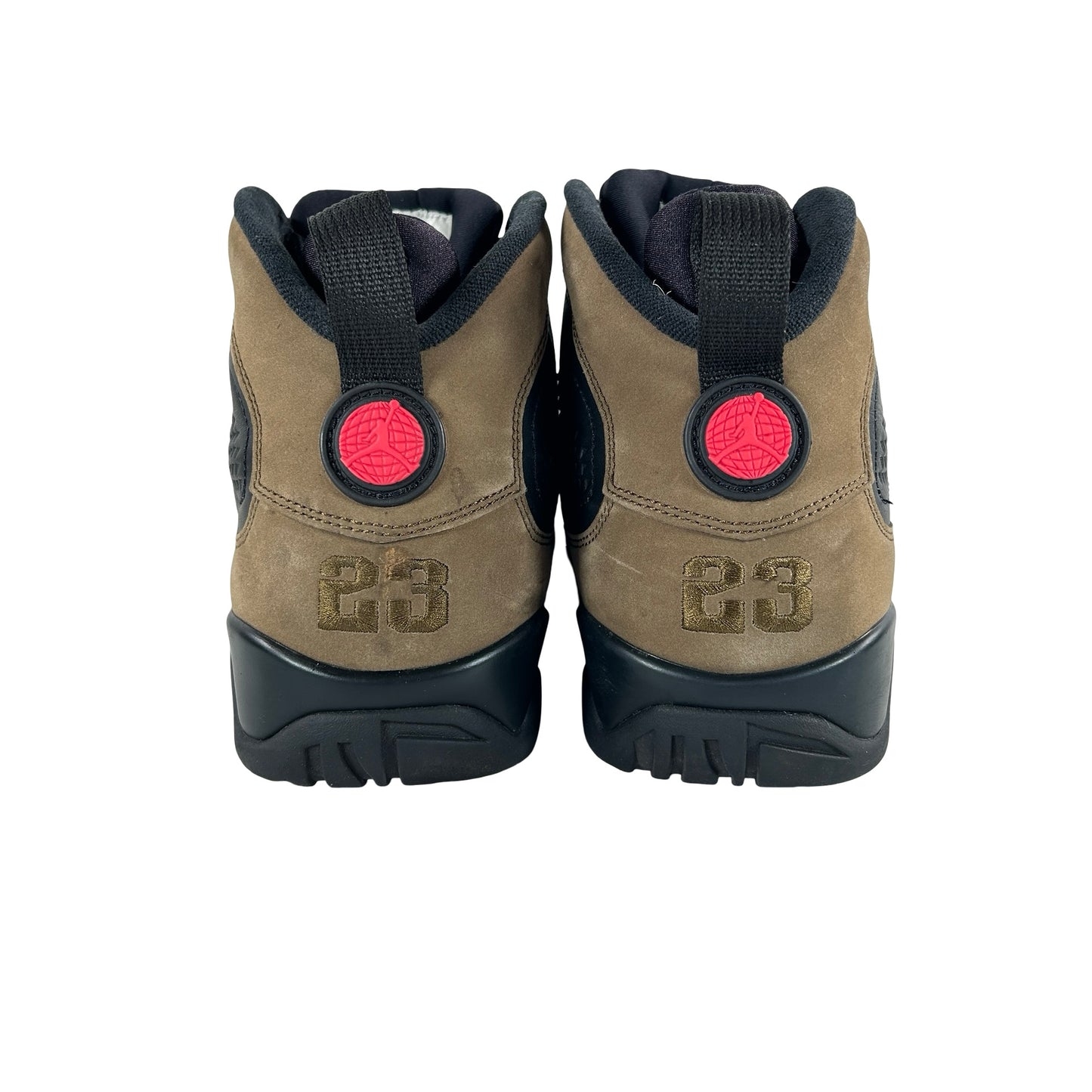 HV4794 030 Air Jordan 9 Retro Olive (2024) [USED] - 9.5 M (Used2) (No Box2)