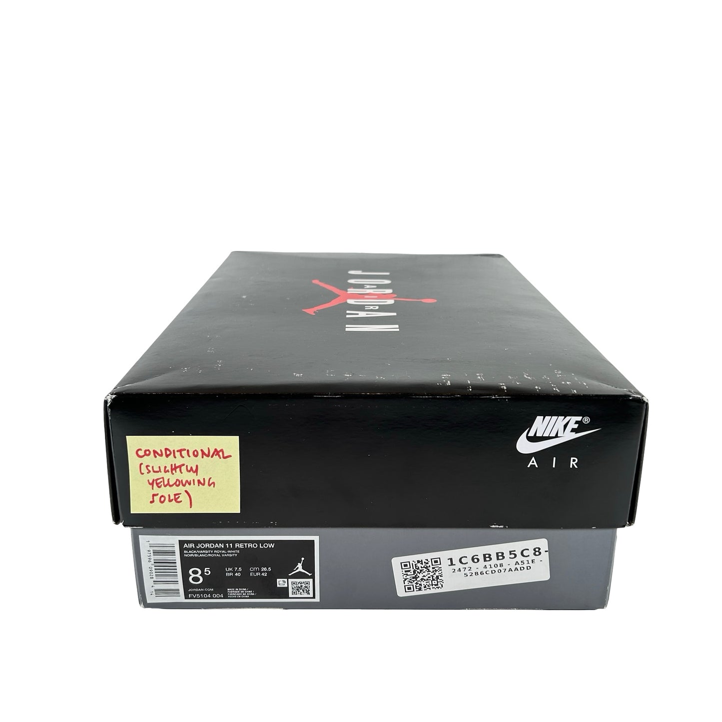 FV5104 004 Jordan 11 Retro Low Space Jam [CONDITIONAL] - 8.5 M (Slight Yellowing Sole)