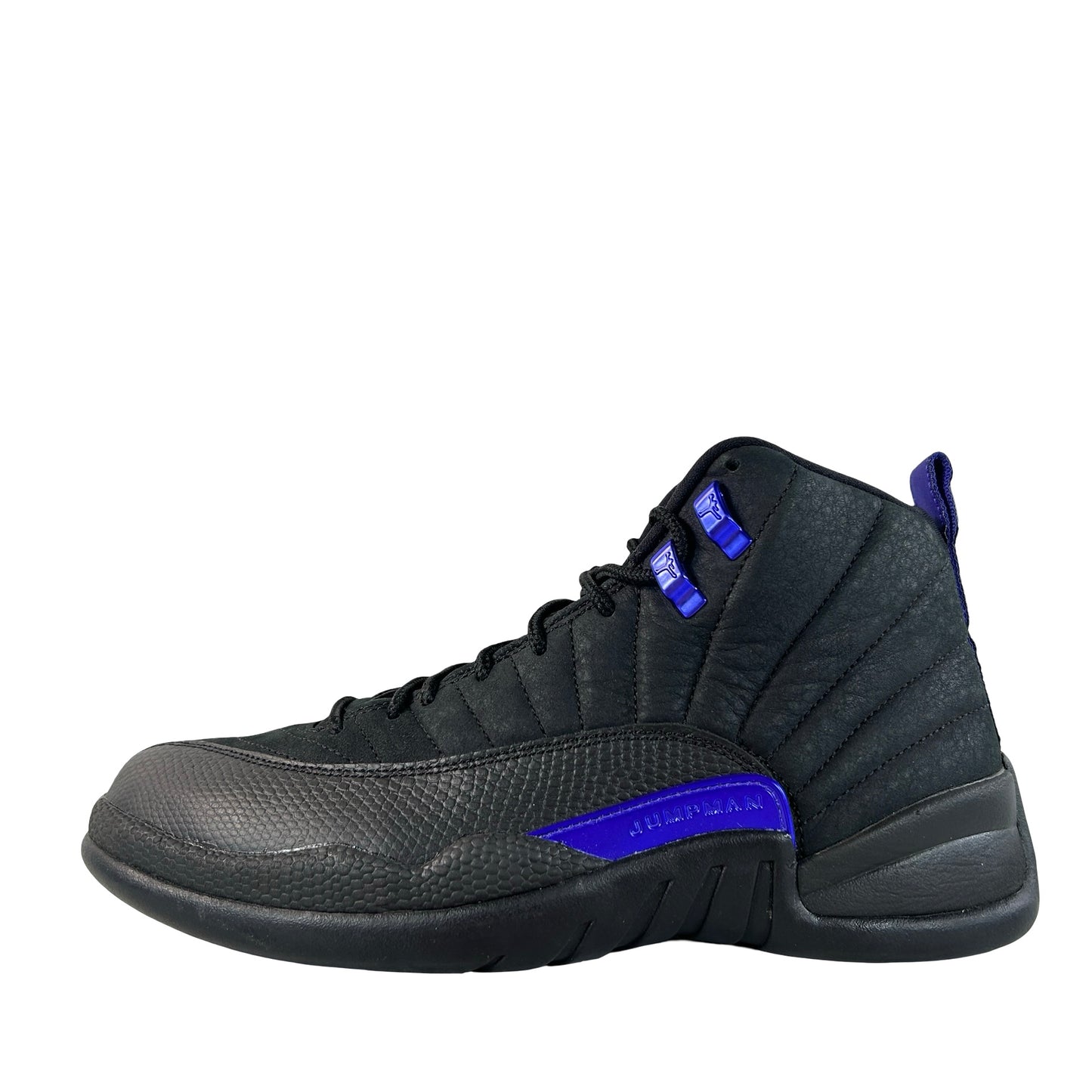CT8013 005 Jordan 12 Retro Black Dark Concord [USED] - 8 M (Used)