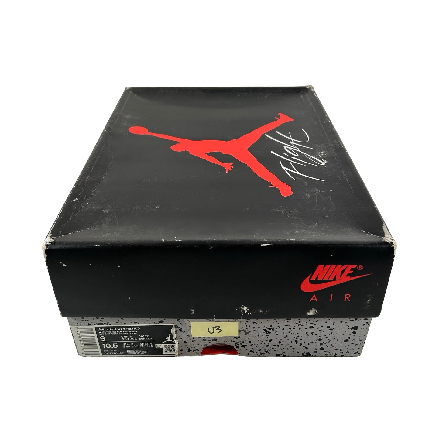 DC7770 160 Jordan 4 Retro Fire Red (2020) [USED] - 9 M (Used3)