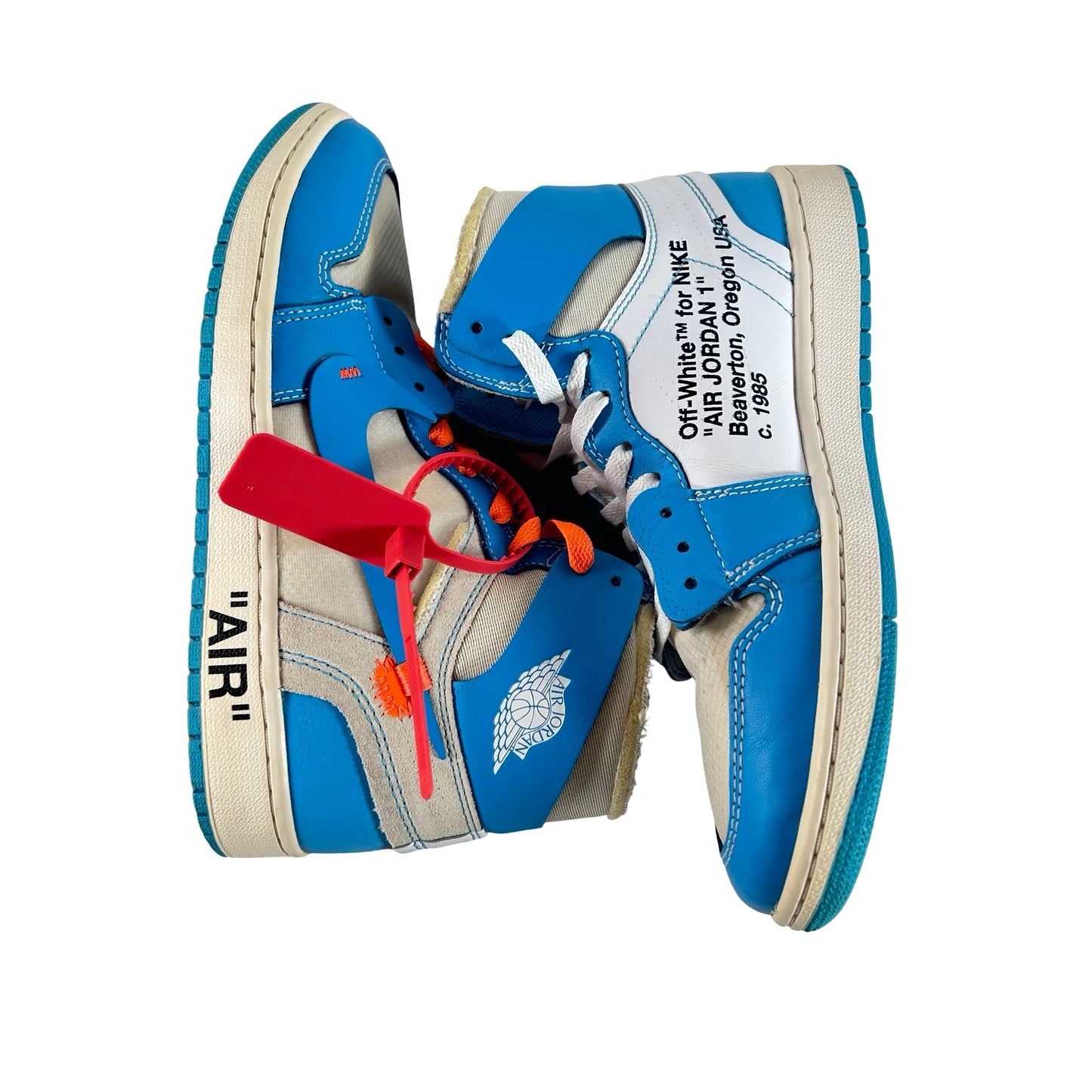 AQ0818 148 Jordan 1 Retro High Off-White UNC [USED] - 8.5 M (Used)