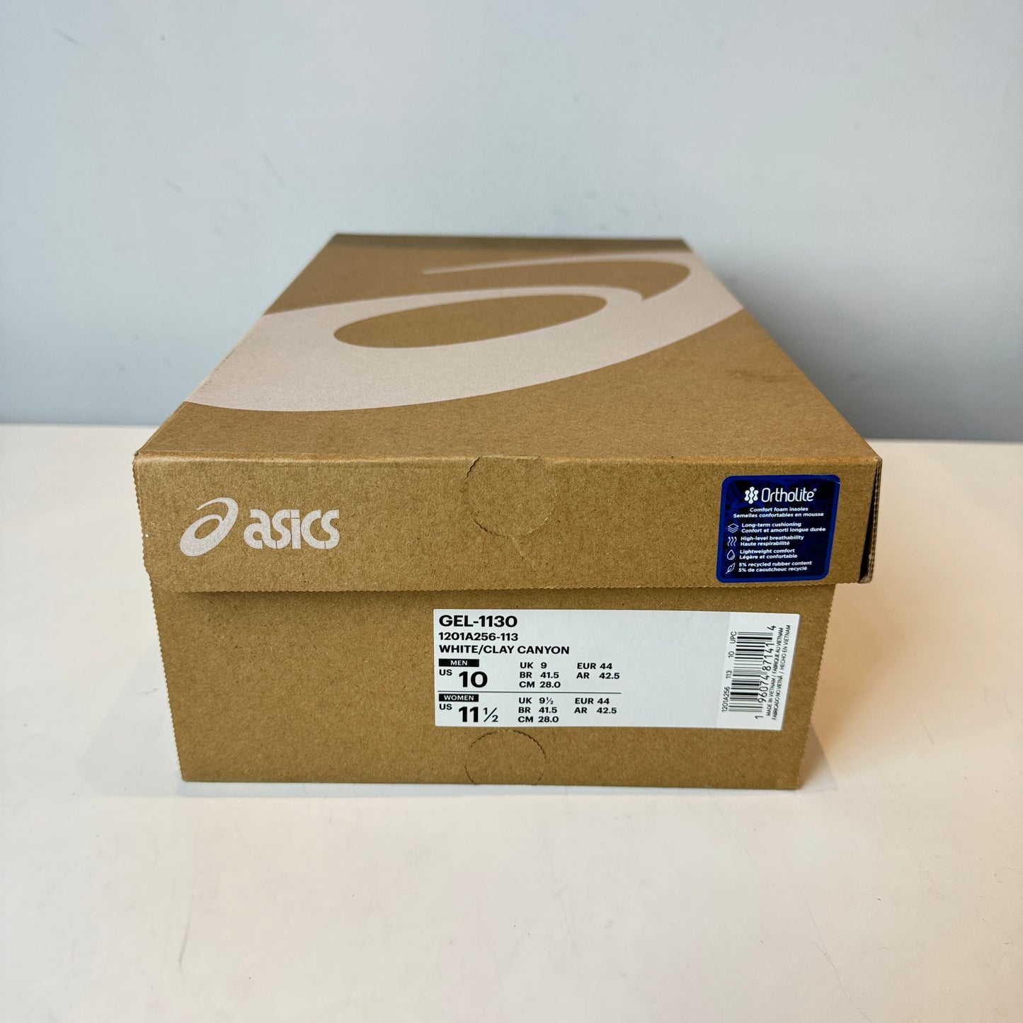 1201A256 113 ASICS Gel-1130 White Clay Canyon [USED] - 10 M (Used)