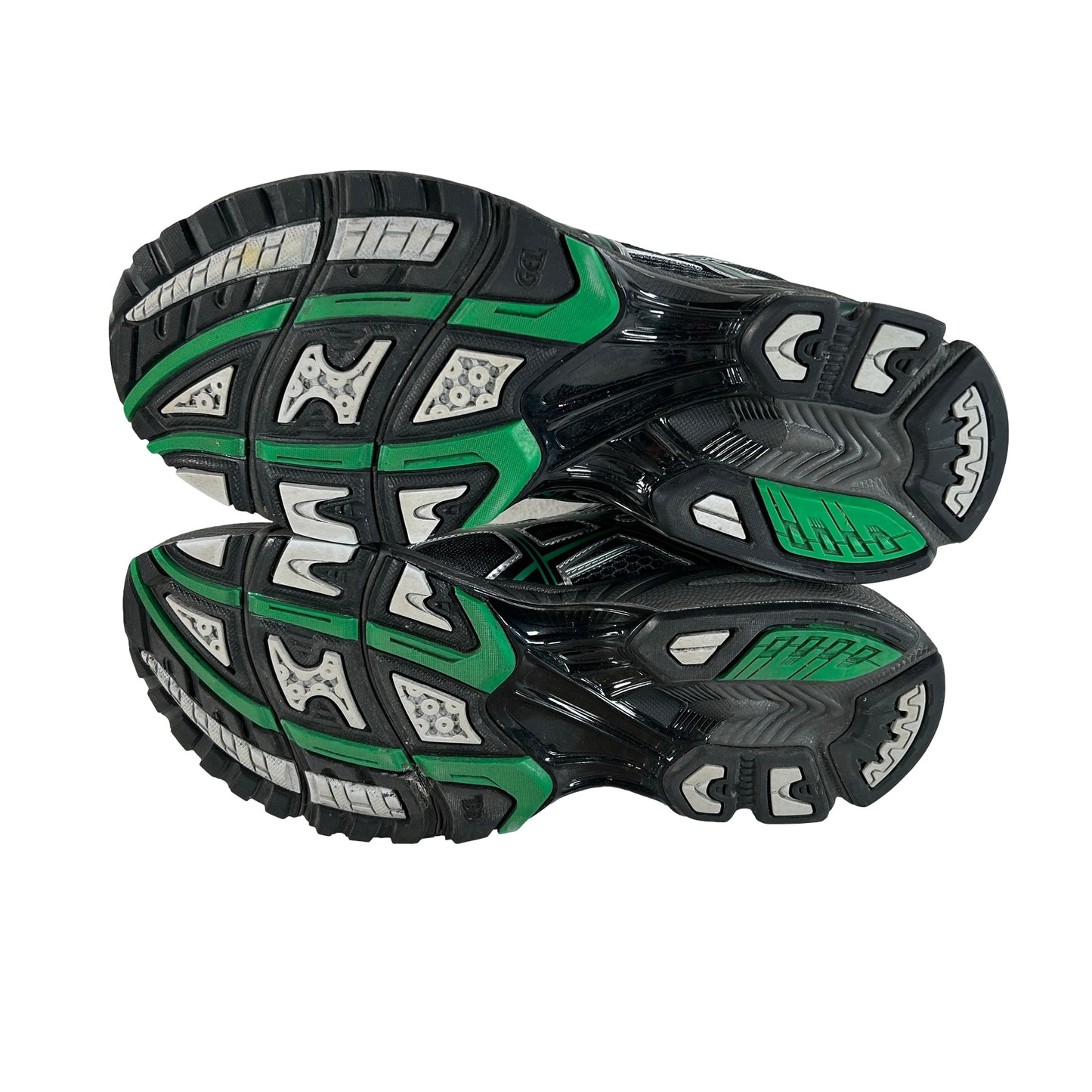 1203A543 022 ASICS Gel-Nimbus 10.1 Obsidian Grey Green Basil [USED] - 8.5 M (Used)