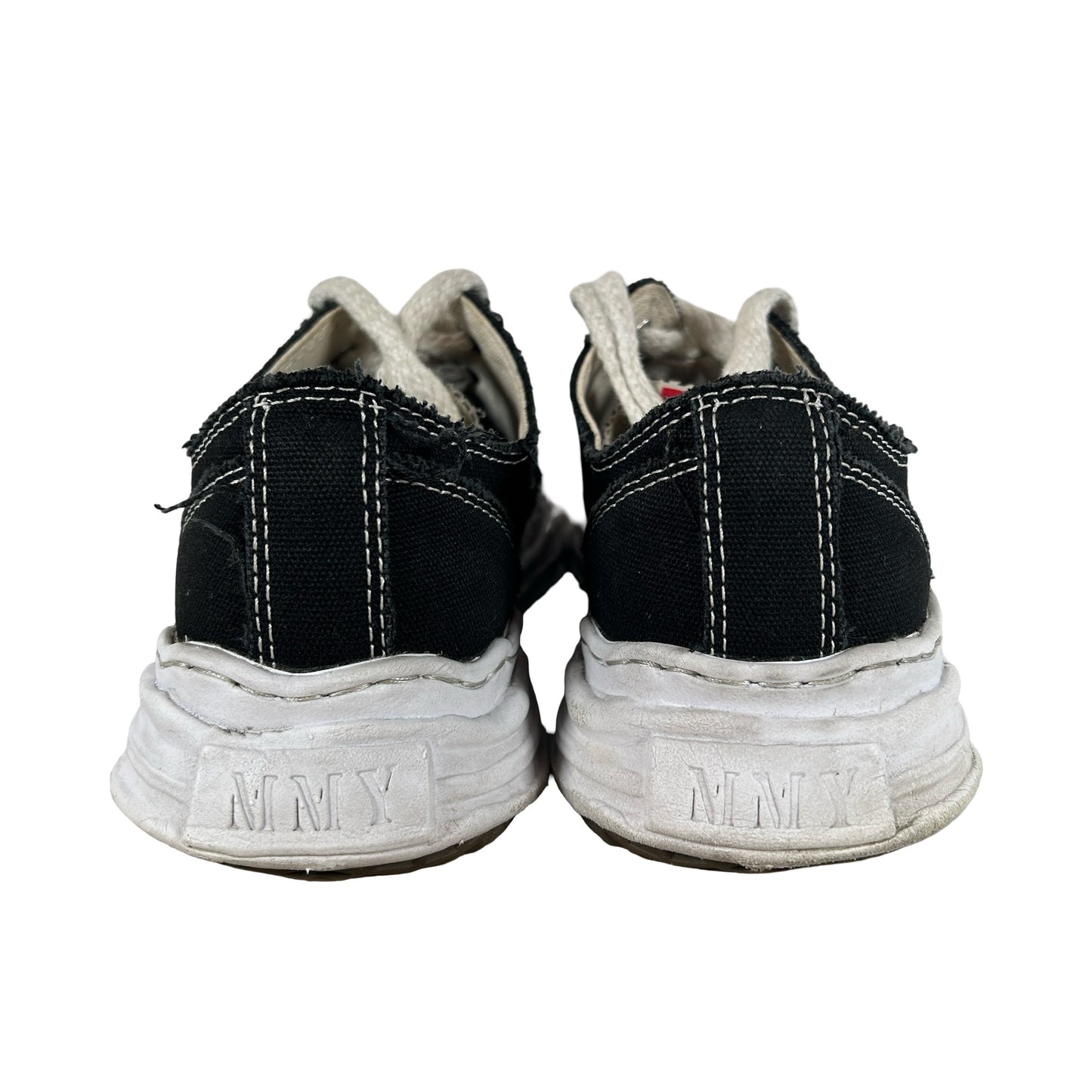 A01FW702 BLK Maison Mihara Yasuhiro Peterson OG Sole Canvas Low Black [USED] - 41 EU (Used) (No Box)