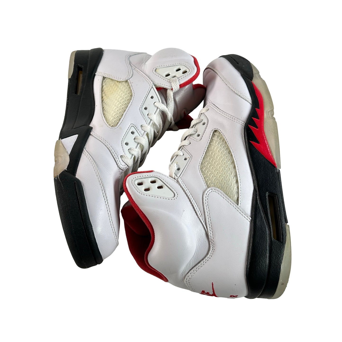 DA1911 102 Jordan 5 Retro Fire Red Silver Tongue (2020) [USED] - 11 M (Used) (Replace Box)
