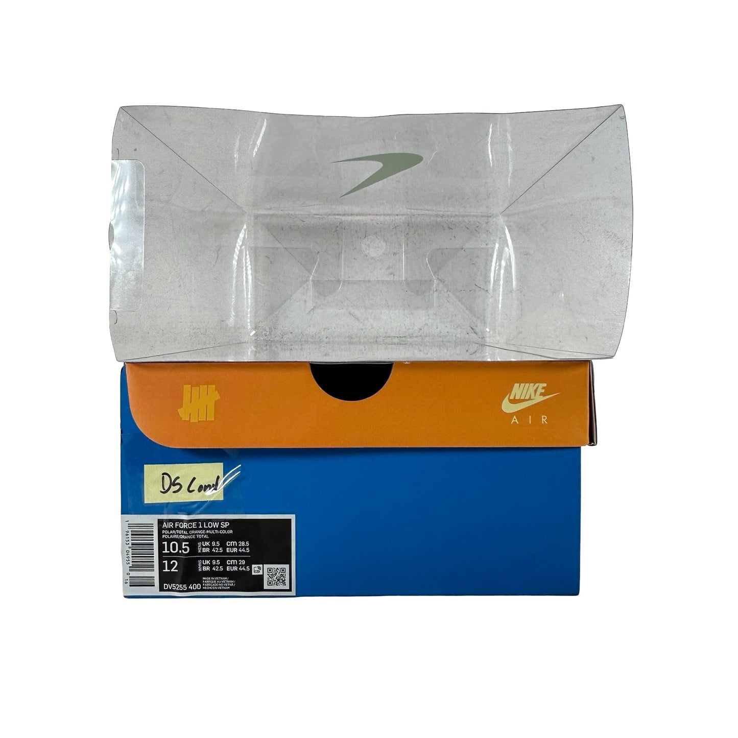 DV5255 400 Nike Air Force 1 Low SP UNDFTD Patente múltiple