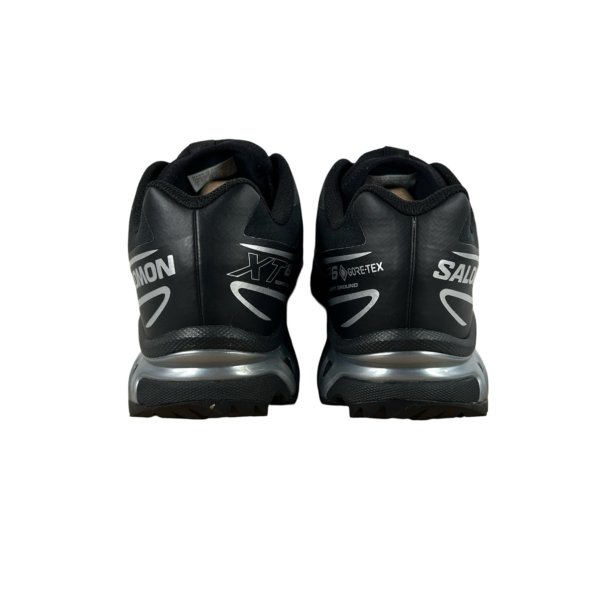L47450600 Salomon XT-6 Gore-Tex Black Silver [USED] - 8.5 M (Used)
