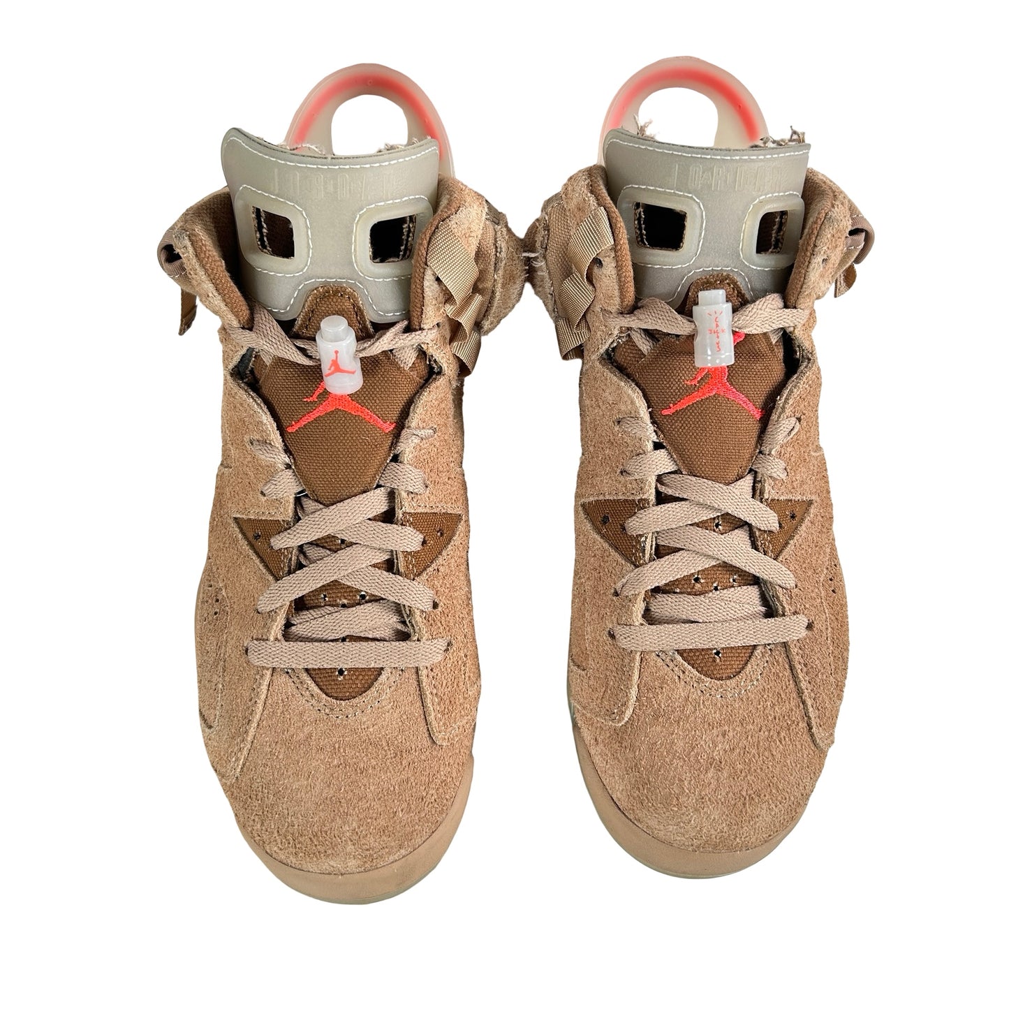 DH0690 200 Jordan 6 Retro Travis Scott British Khaki [USED] - 6 M (Used) (No Box)