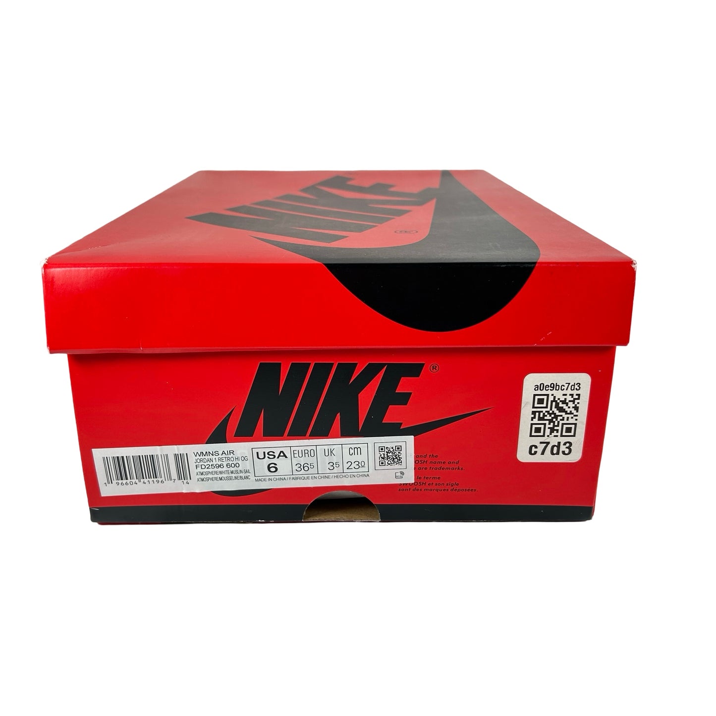 FD2596 600 Jordan 1 Retro High OG Lavado Rosa