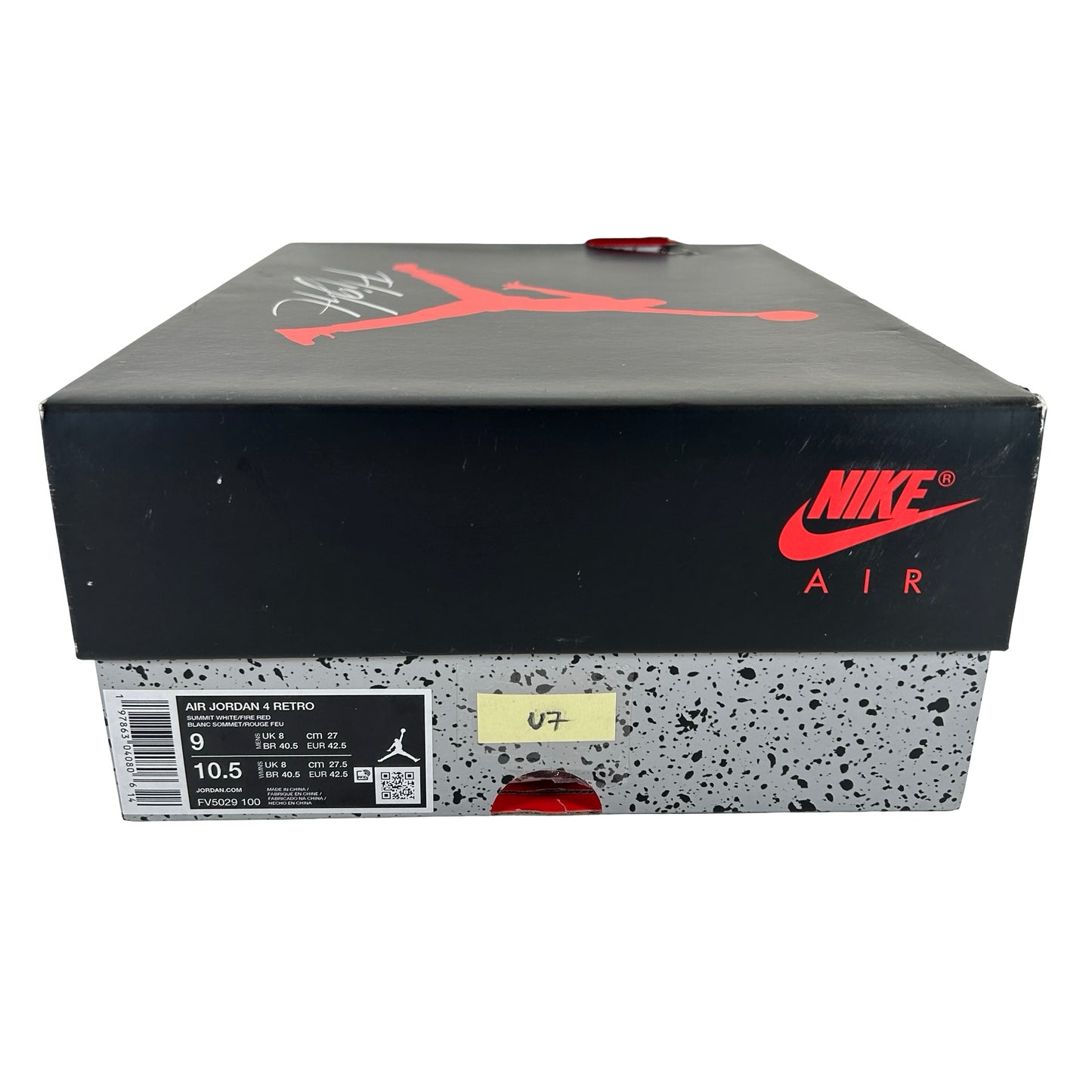 FV5029 100 Jordan 4 Retro White Cement (2025) [USED] - 9 M (Used7)