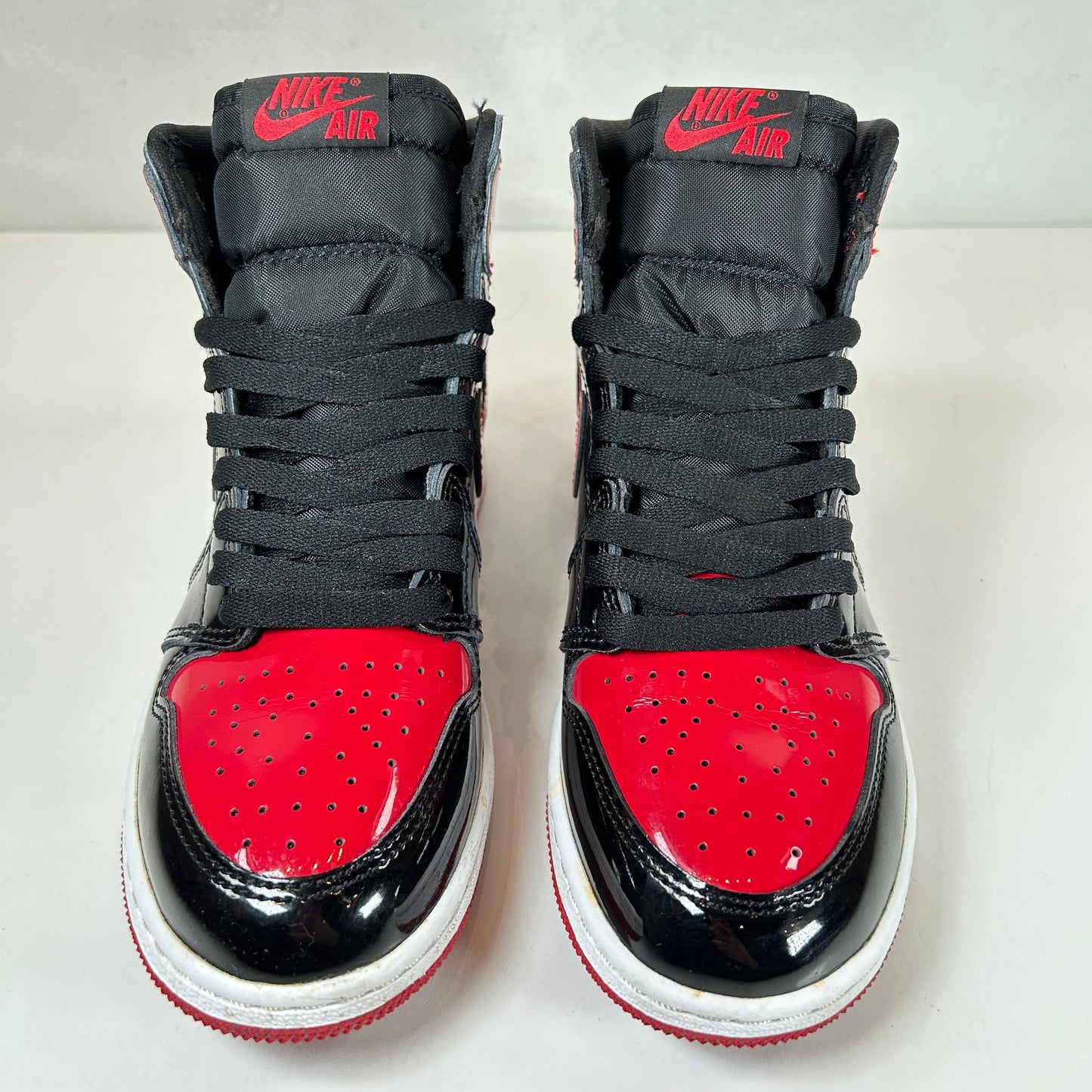 575441 063 Jordan 1 Retro High OG Patent Bred (GS) [USED] - 4.5 Y (Used2)