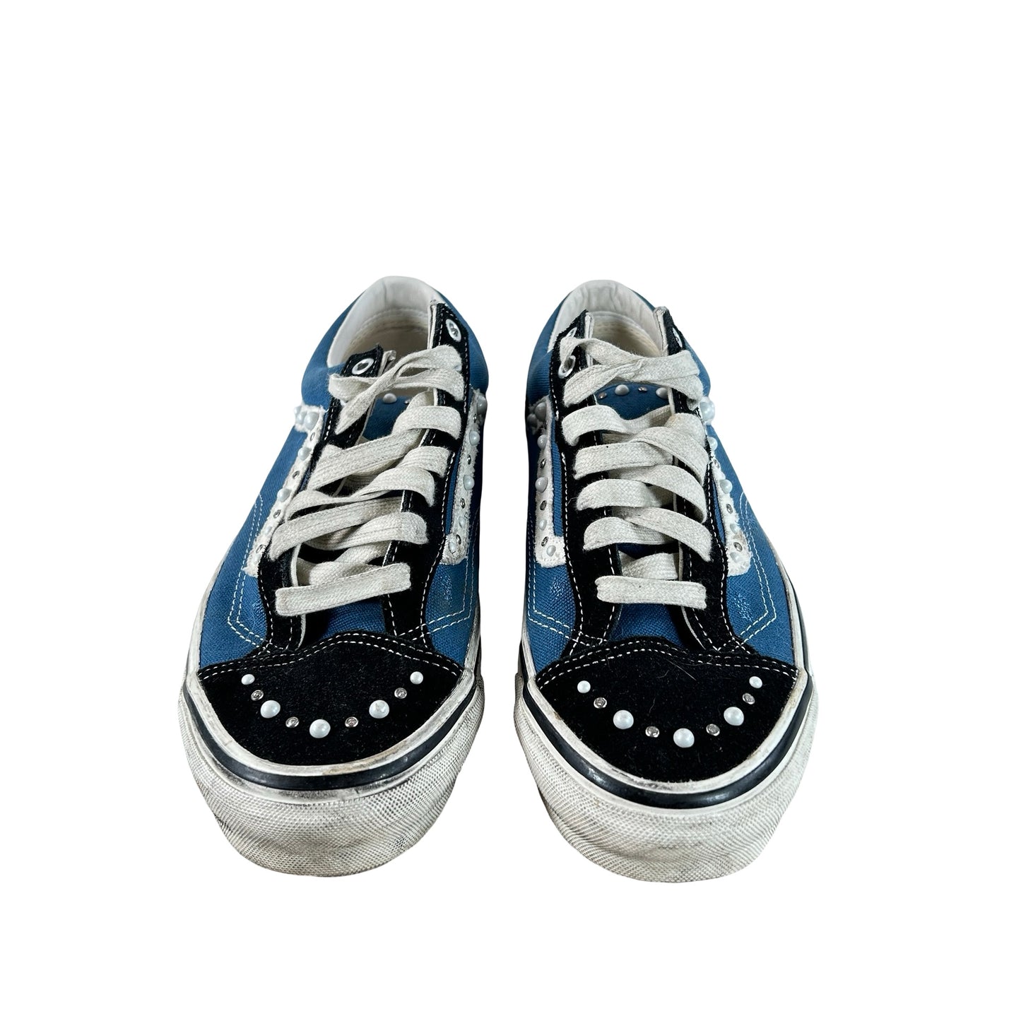 VN000E8VYA6 Vans LX Old Skool 36 Pearlized Pack Black Navy [USED] - 10 M (Used) (No Box)