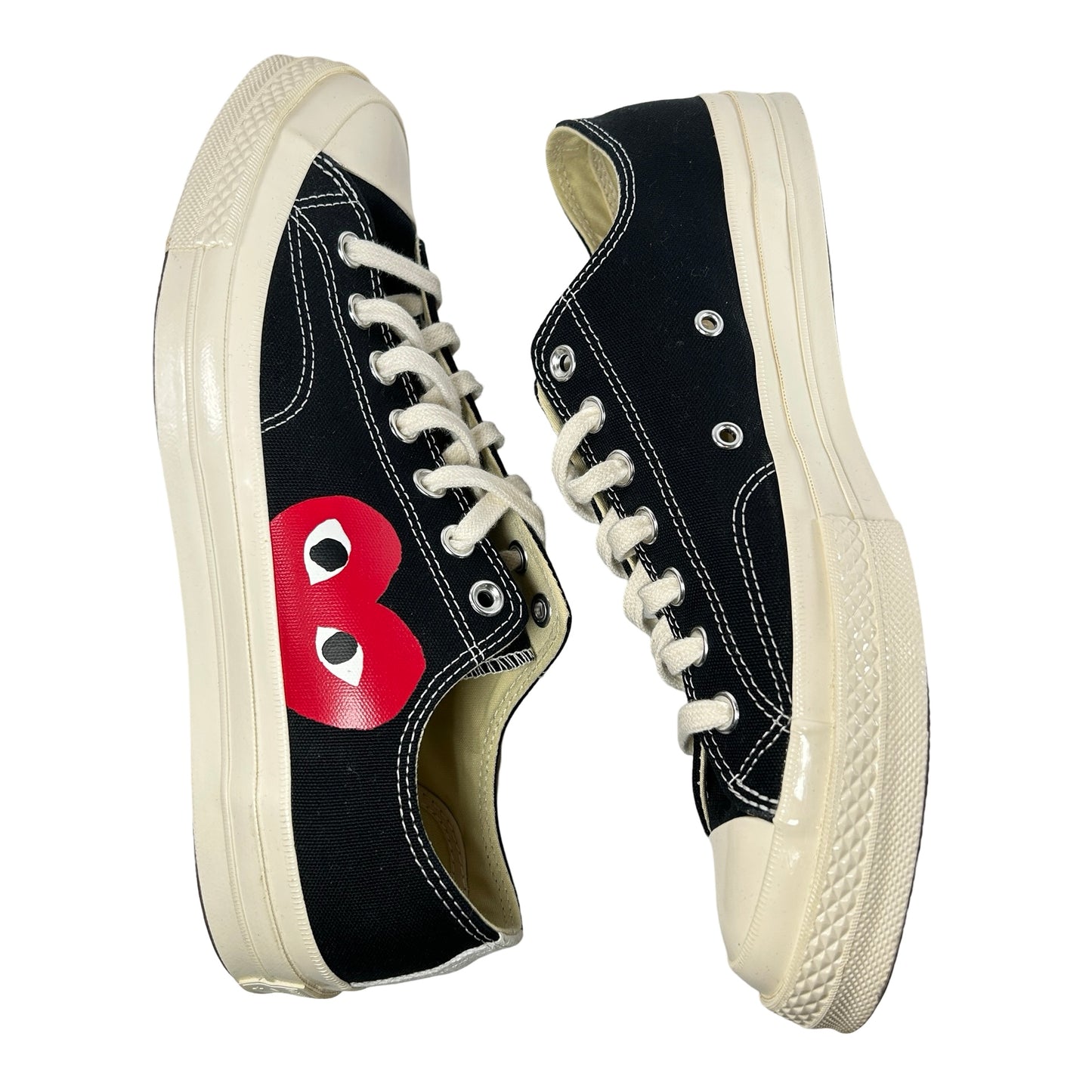 150206C Converse Chuck Taylor All Star 70 Ox CDG PLAY Black [USED] - 10 M (VNDS)