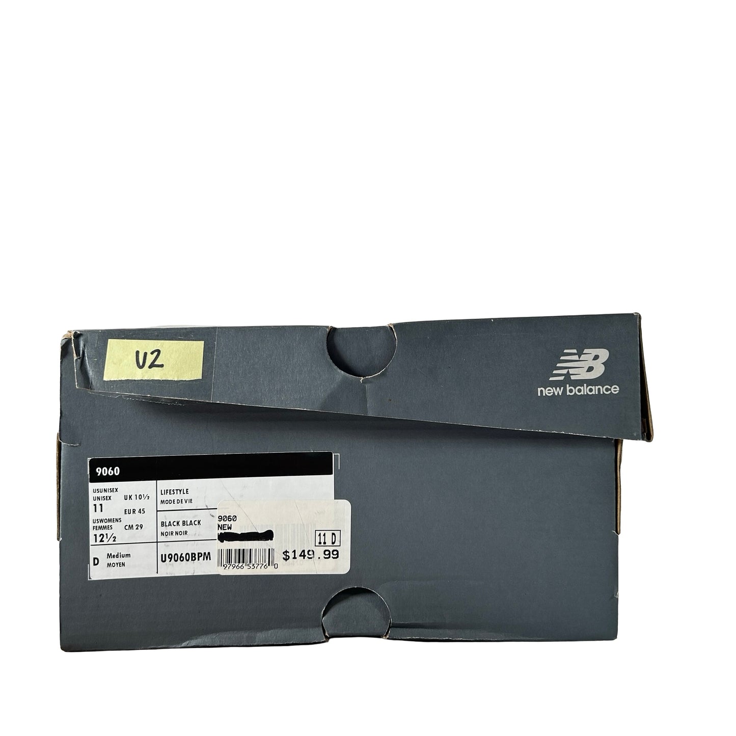 U9060BPM New Balance 9060 Triple Black [USED] - 11 M (Used2)