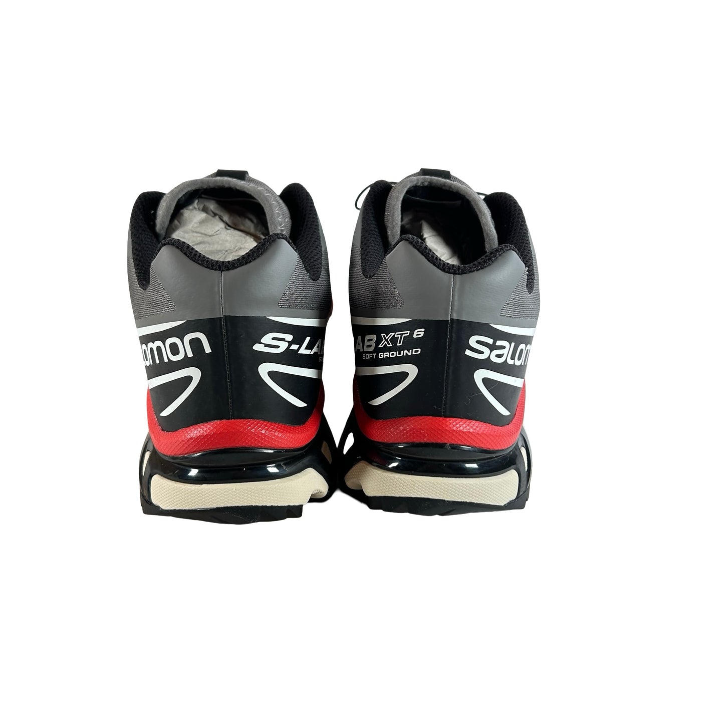 L4729320035 Salomon XT-6 Pewter Aurora Red [USED] - 11.5 M (Used)