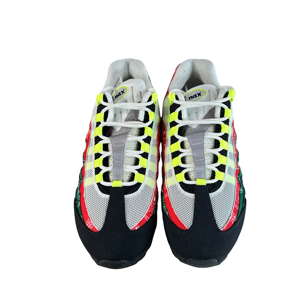 IQ0620 100 Nike Air Max 95 OG Big Bubble Neon Paisley Bandana [USED] - 10.5 M (Used)
