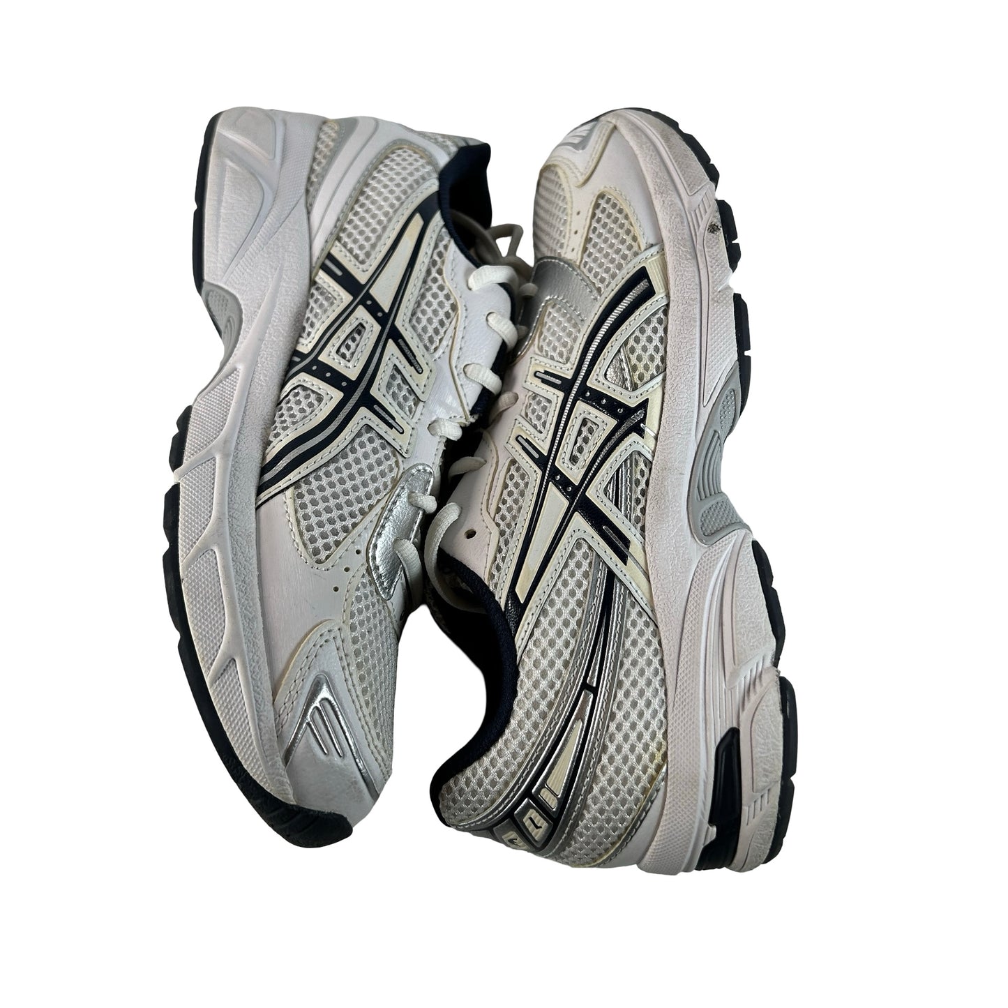 1204A163 101 ASICS Gel-1130 White Midnight (GS) [USED] - 6.5 Y (Used) (No Box)