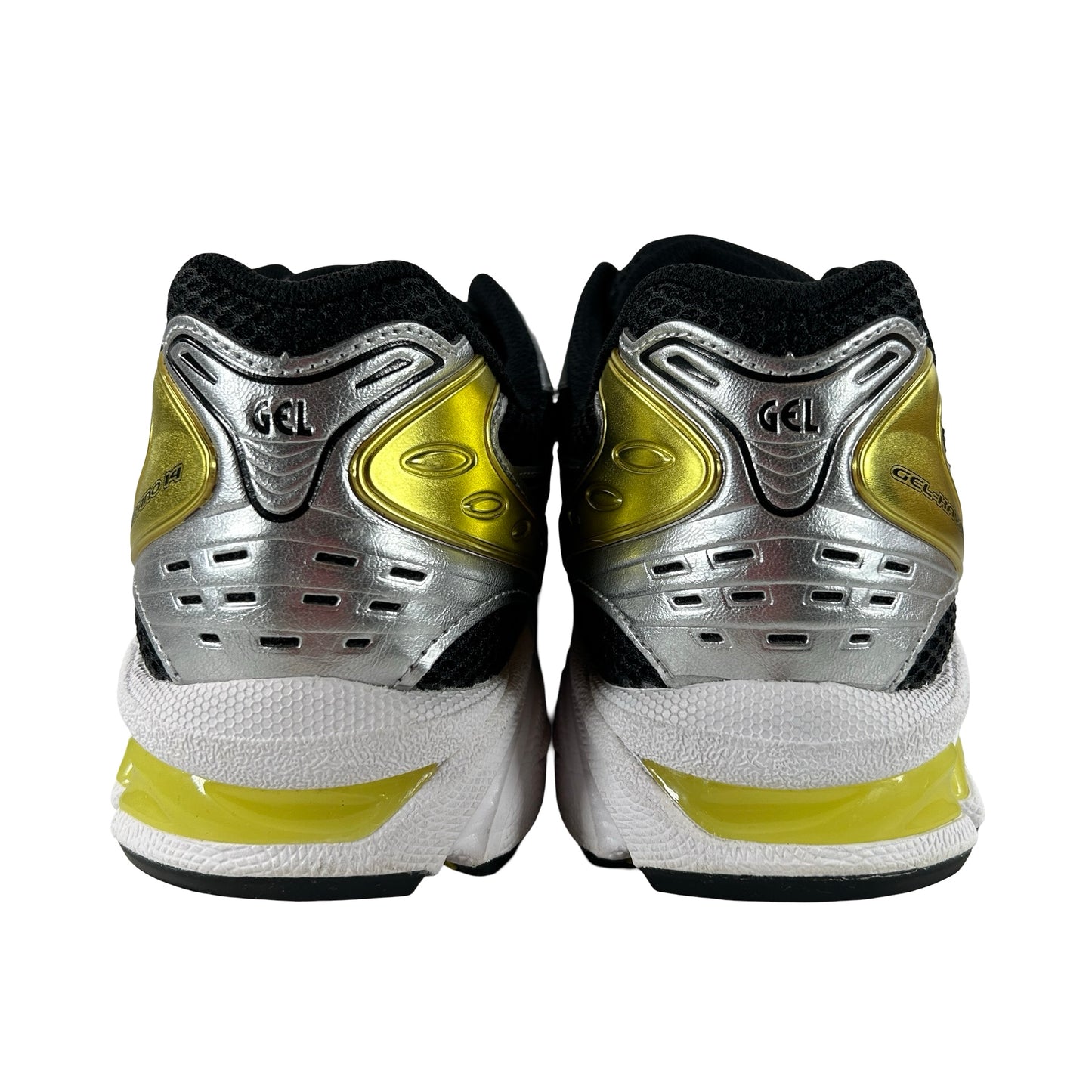 1203A537 001 ASICS Gel-Kayano 14 Black Lemon Spark [USED] - 11 M (VNDS)