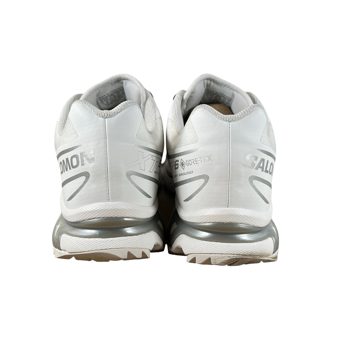 L47581100 Salomon XT-6 White Ftw Silver [USED] - 11.5 M (Used)