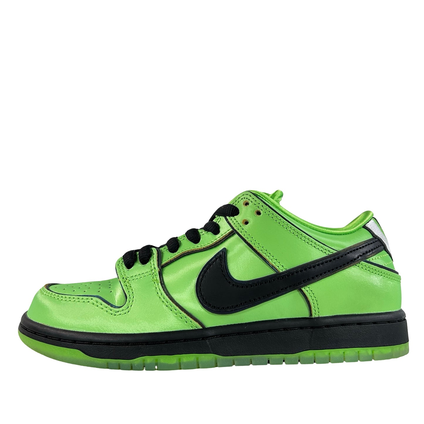 FZ8319 300 Nike SB Dunk Low The Powerpuff Girls Buttercup [USED] - 6 M (Used) (No Box)