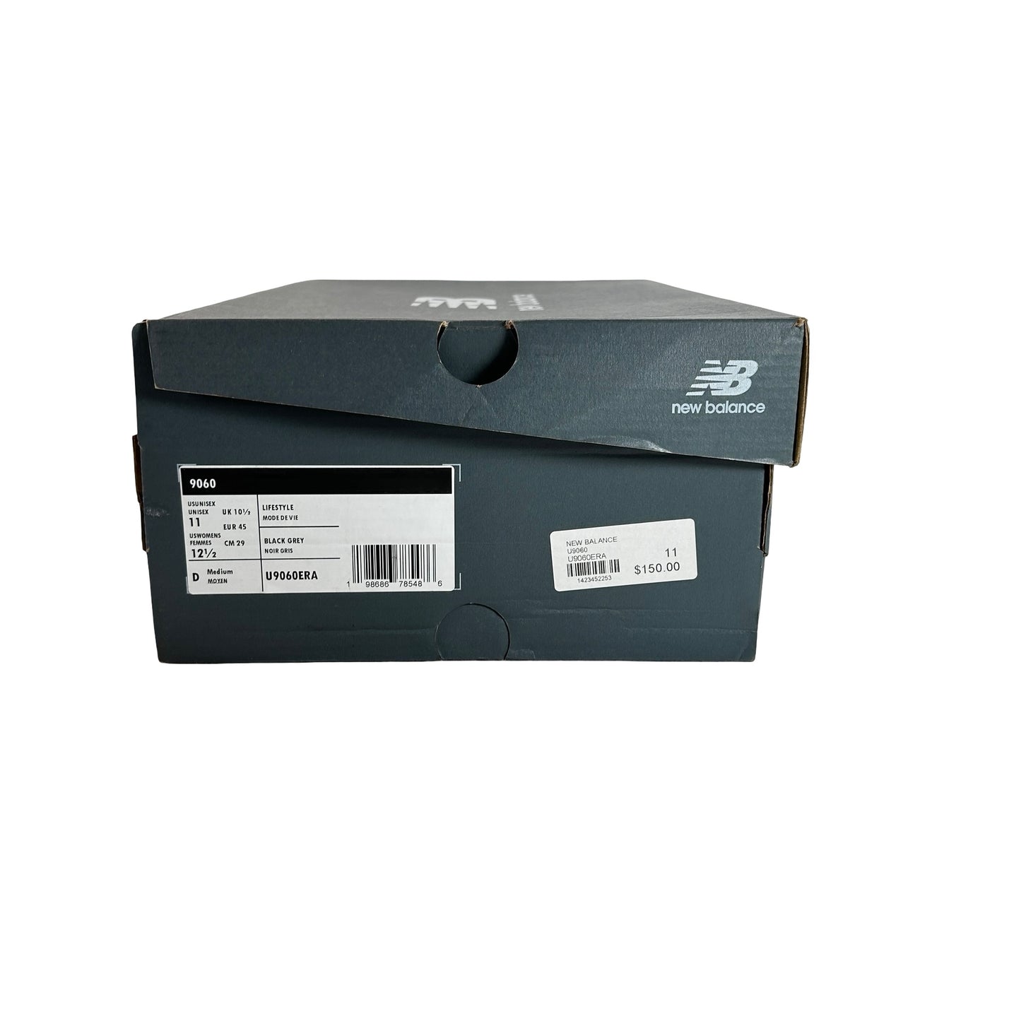 U9060ERA New Balance 9060 Black Castlerock [USED] - 11 M (Used)