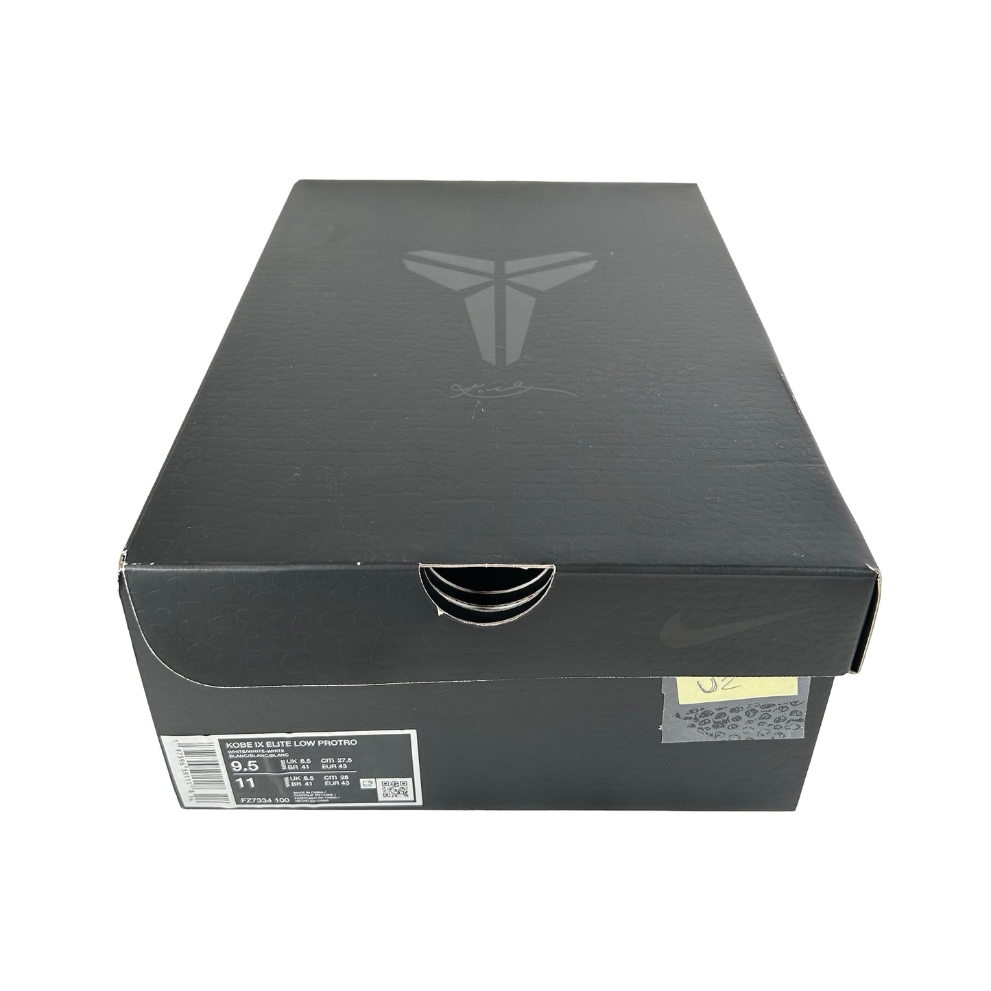FZ7334 100 Nike Kobe 9 Elite Low Protro Halo [USED] - 9.5 M (Used2)
