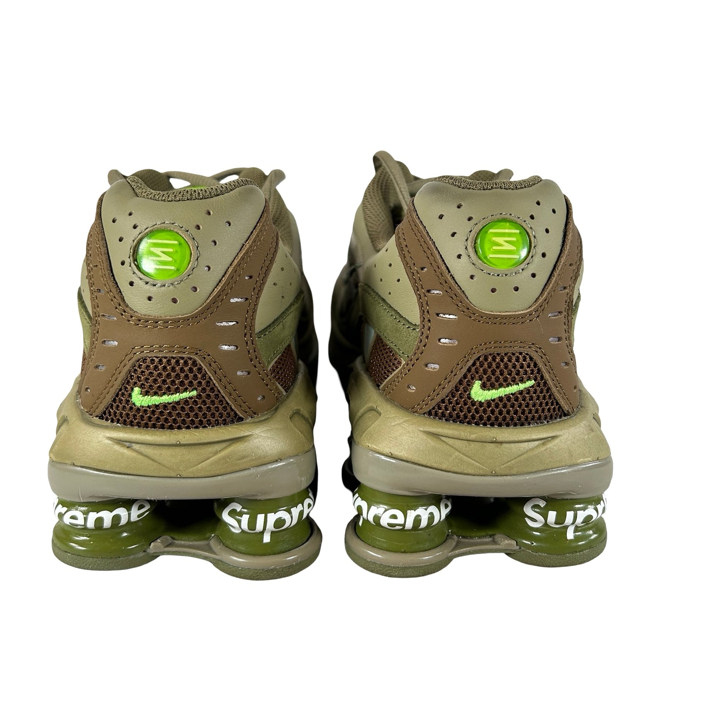 DN1615 200 Nike Shox Ride 2 SP Supreme Olive [USED] - 9.5 M (Used)