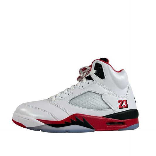 HQ7978 101 Jordan 5 Retro Fire Red Black Tongue (2025) [USED] - 9.5 M (Used)