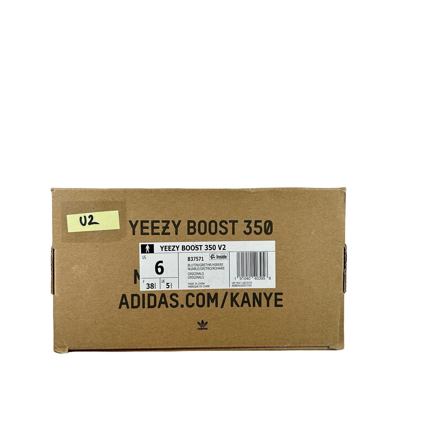 B37571 adidas Yeezy Boost 350 V2 Blue Tint (2017/2023) [USED] - 6 M (Used2)