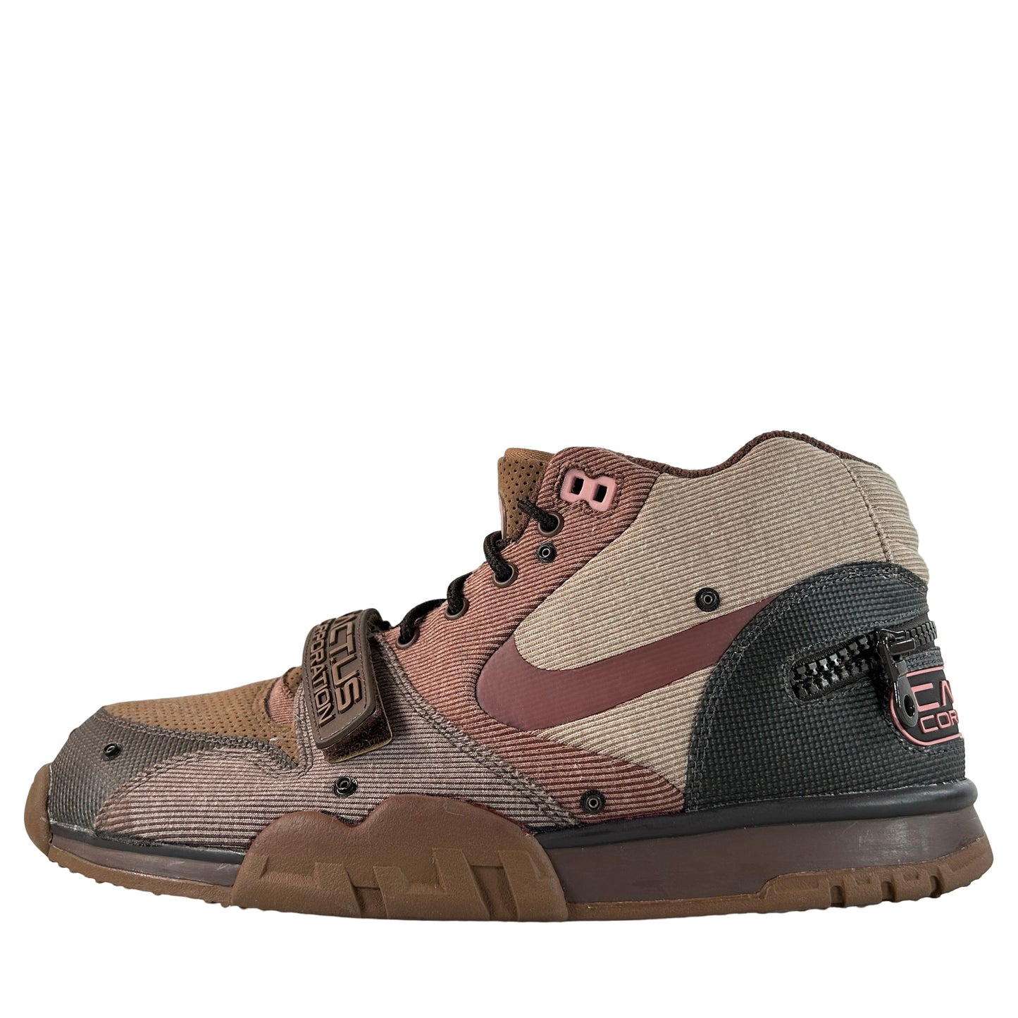 DR7515 200 Nike Air Trainer 1 SP Travis Scott Wheat [USED] - 11 M (Used) (No Box)