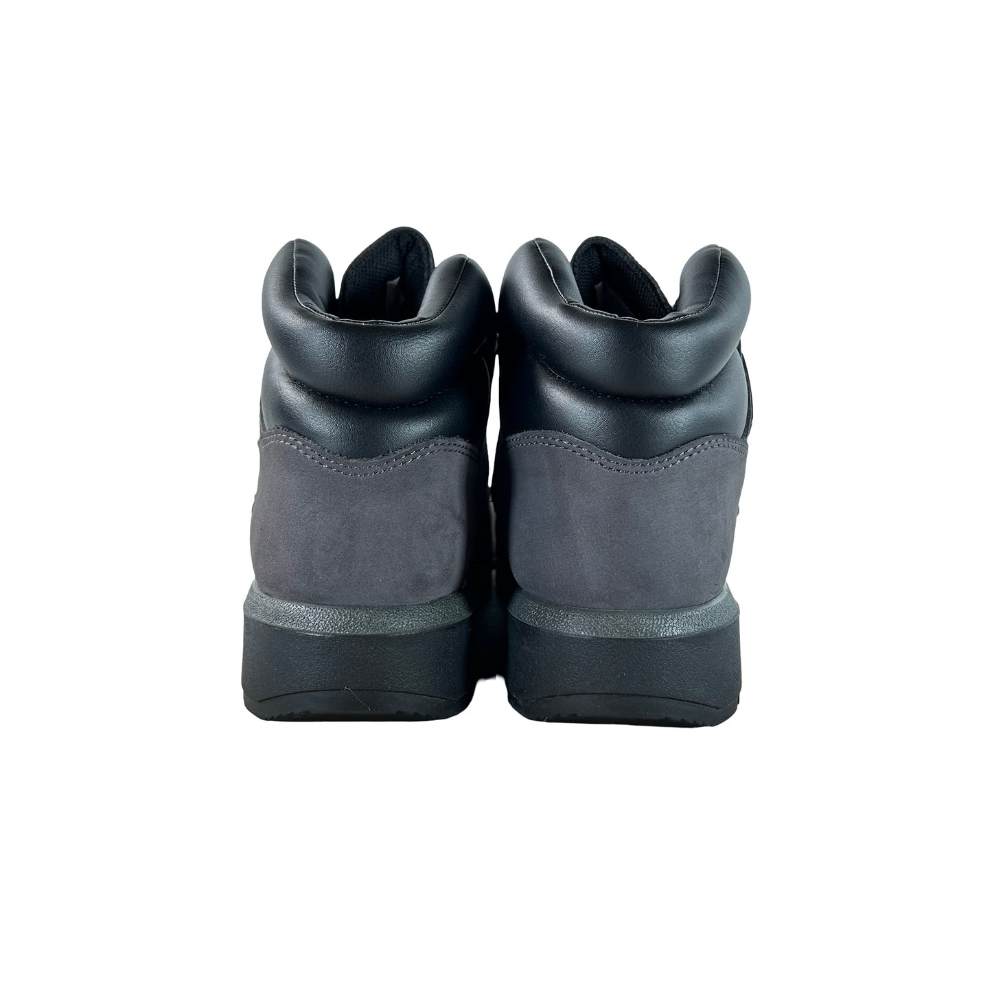 TB0A5PV4 W08 Timberland Field Boot Mid Grey Nubuck Blue Loso Flames [USED] - 9 M (Used)