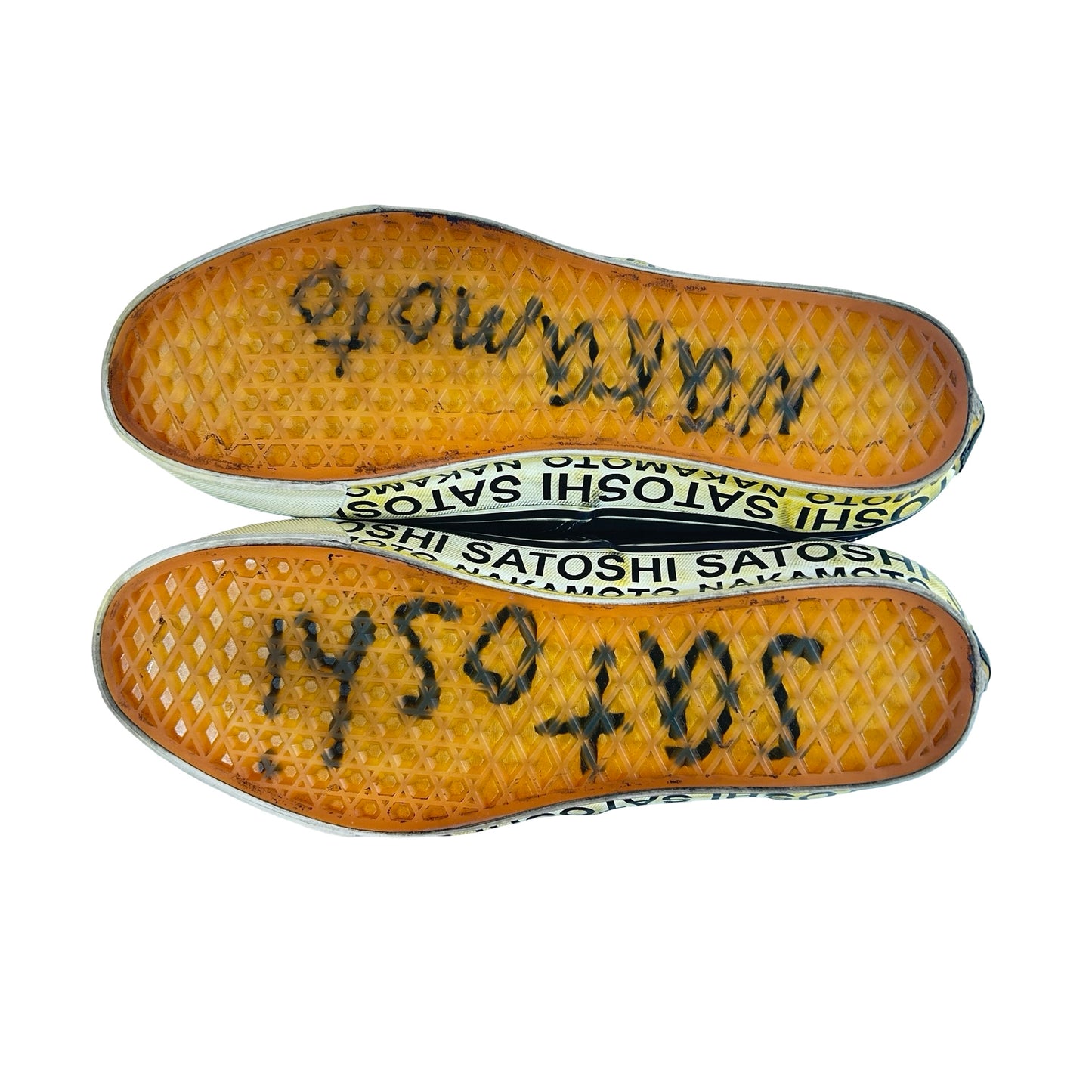 VN000EFEBLK Vans OTW Era 95 Satoshi Nakamoto Round Lucky Charm [USED] - 9 M (Used) (No Box) (No Charms)