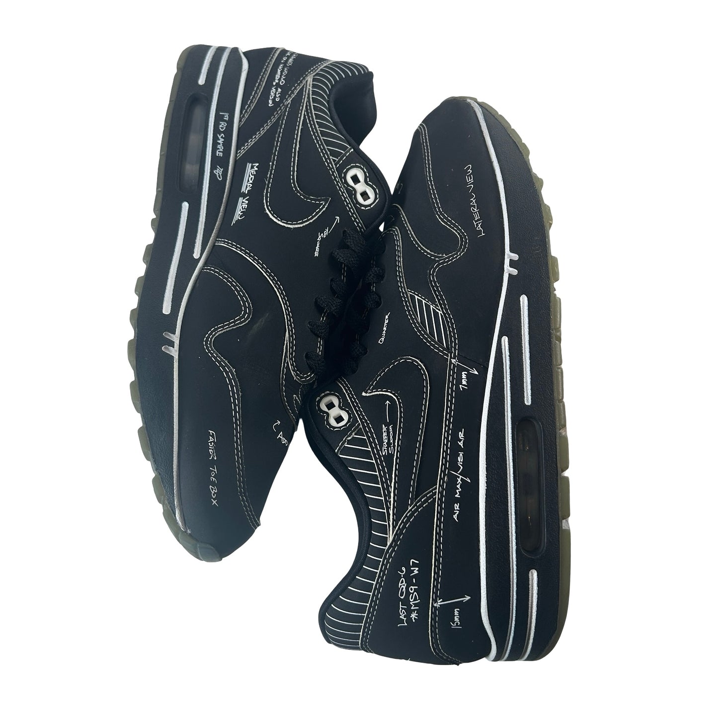 CJ4286 001 Nike Air Max 1 Tinker Sketch to Shelf Black [USED] - 10.5 M (Used) (No Box)