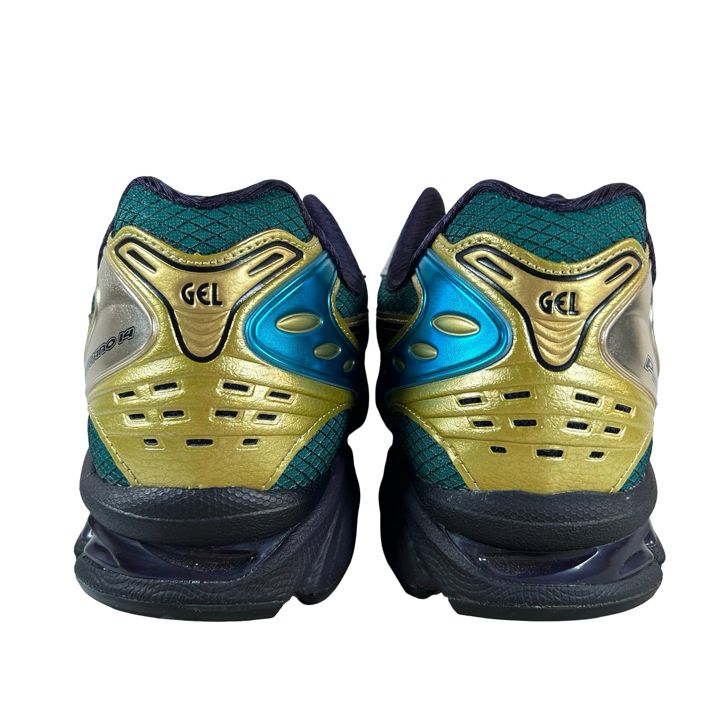 1203A639 300 ASICS Gel-Kayano 14 P. Andrade Gradation Green [USED] - 11 M (Used)