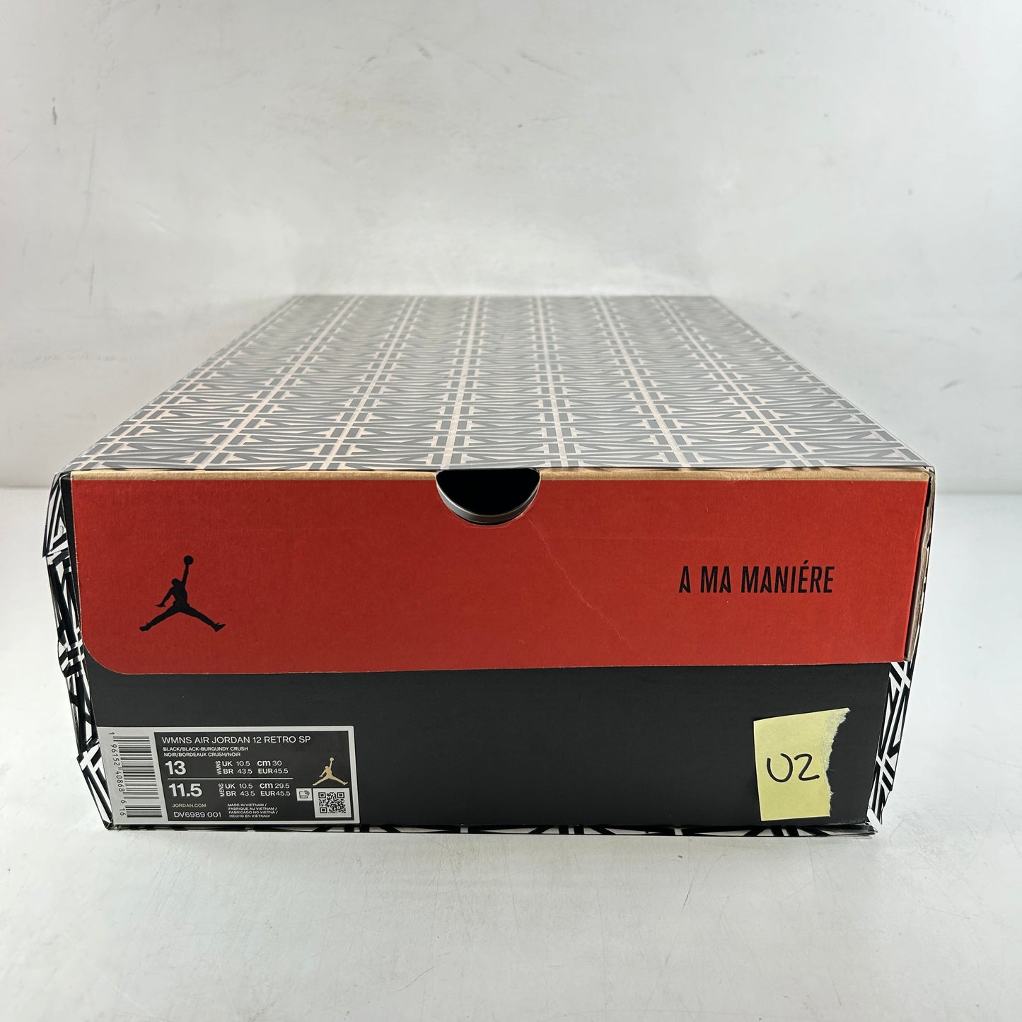 DV6989 001 Jordan 12 Retro SP A Ma Maniére Black (Women's) [USED] - 13 W (Used3)
