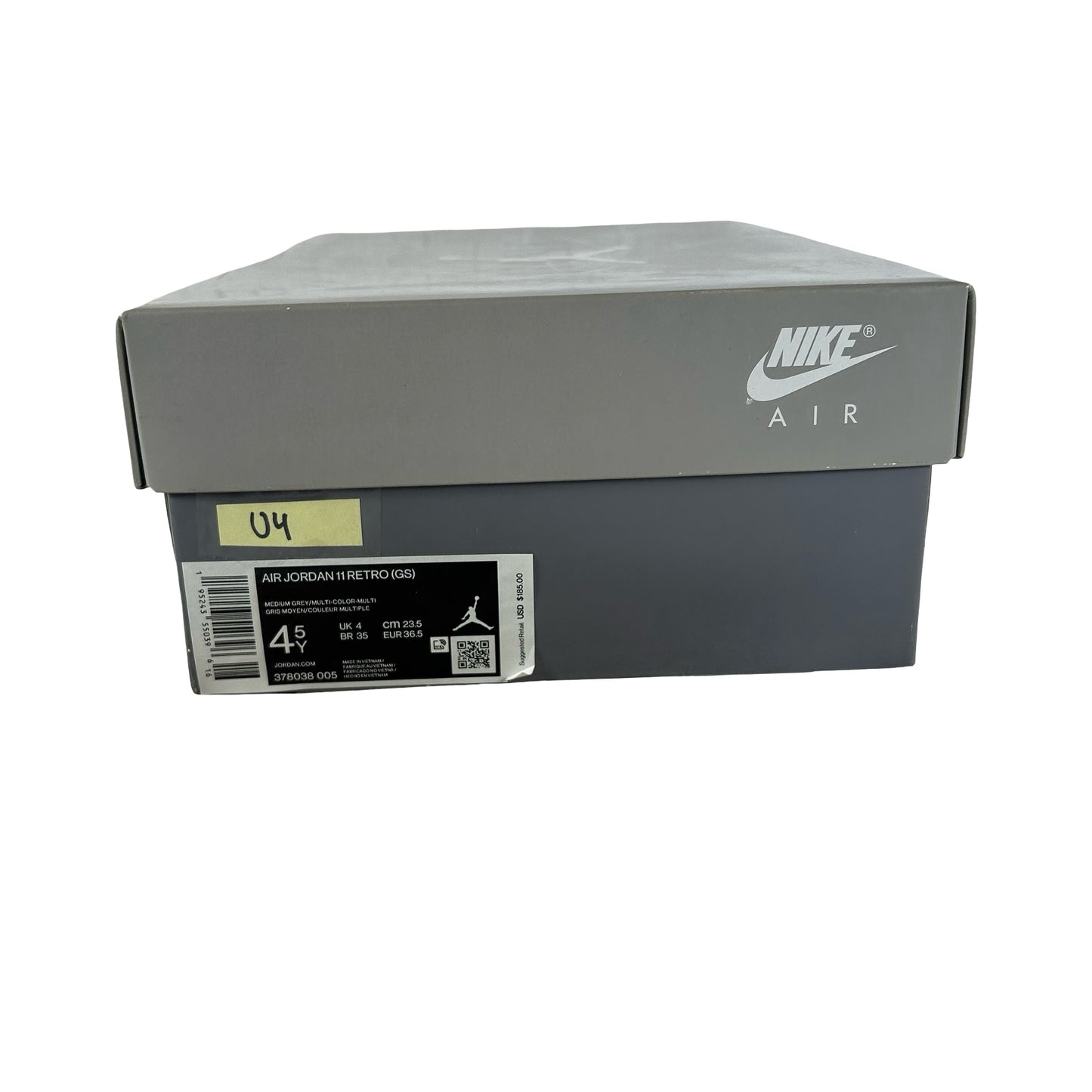 378038 005 Jordan 11 Cool Grey (2021) GS [USED] - 4.5 Y (Used4)