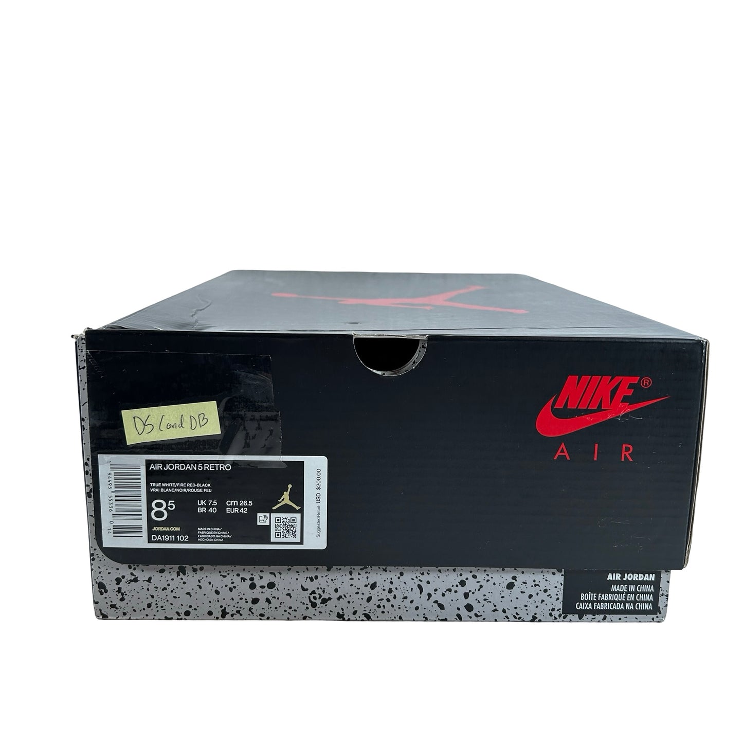 DA1911 102 Jordan 5 Rojo Fuego