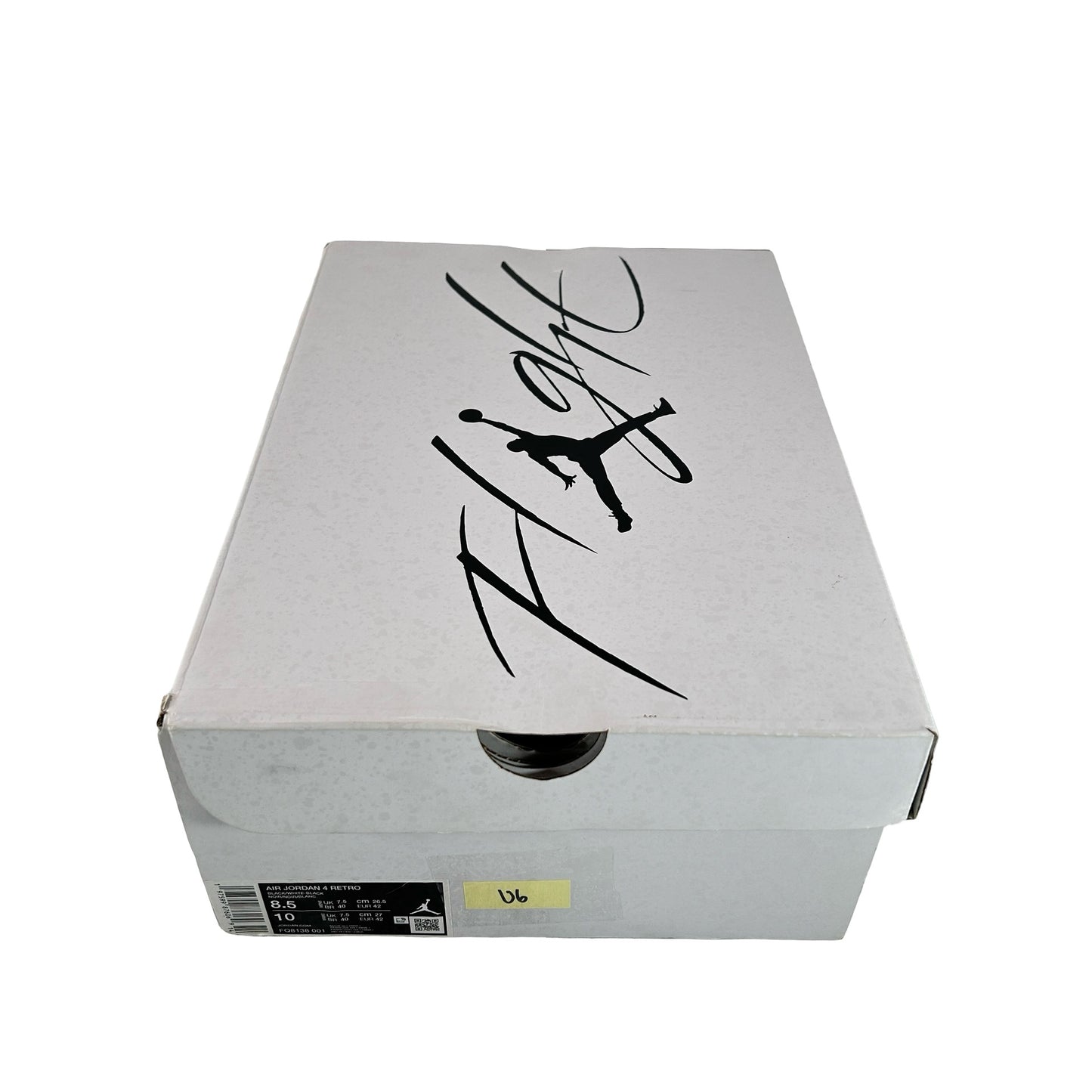 FQ8138 001  Jordan 4 Retro White Thunder [USED] - 8.5 M (Used6)