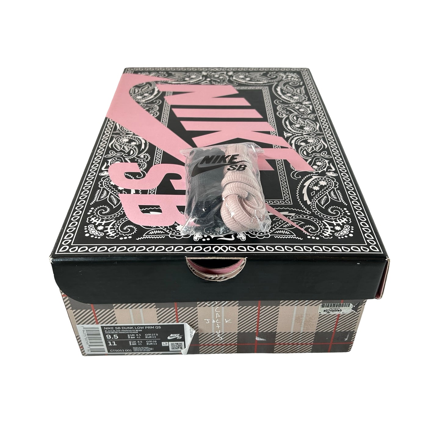 CT5053 001 Nike SB Dunk Low Travis Scott [USED] - 9.5 M Used