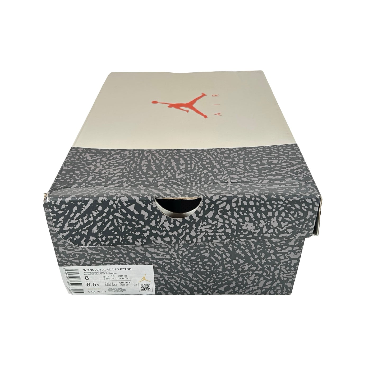 CK9246 121 Jordan 3 Retro Georgia Peach (Women's) [USED] - 8 W (Used)