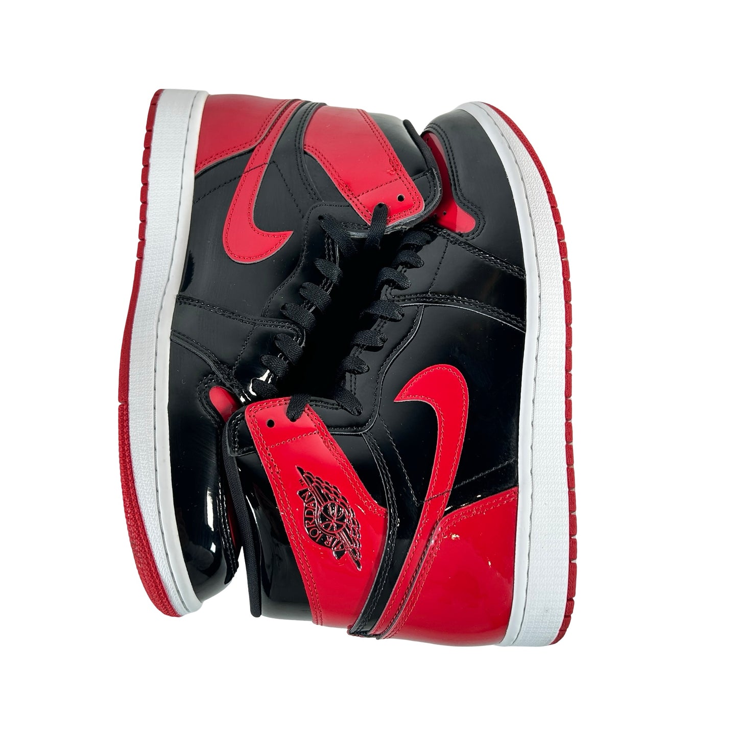555088 063 Jordan 1 Retro High OG Patent Bred [USED] - 10.5 M (Used10)